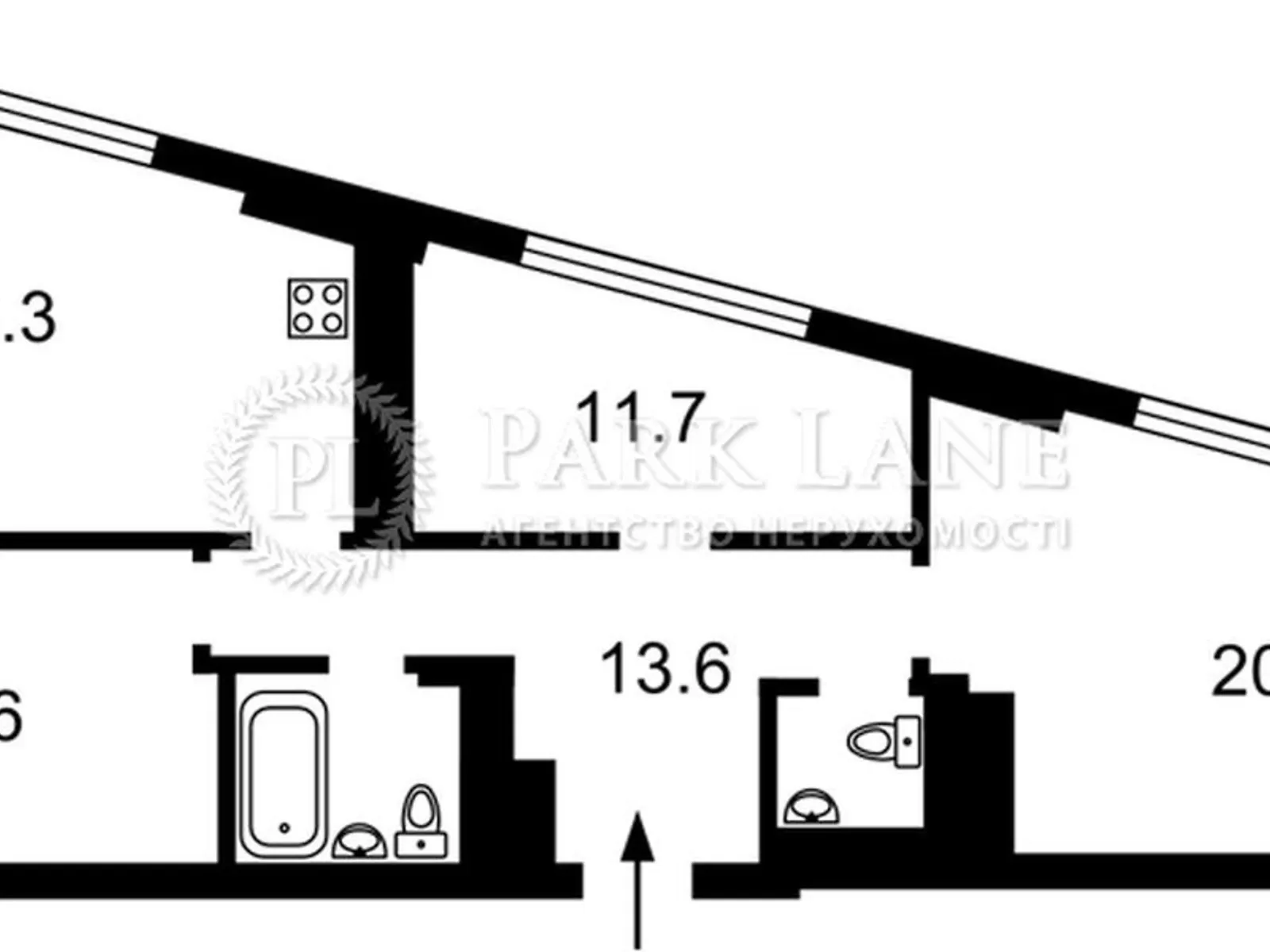 Продается 3-комнатная квартира 95 кв. м в Киеве, ул. Академика Заболотного, 1А