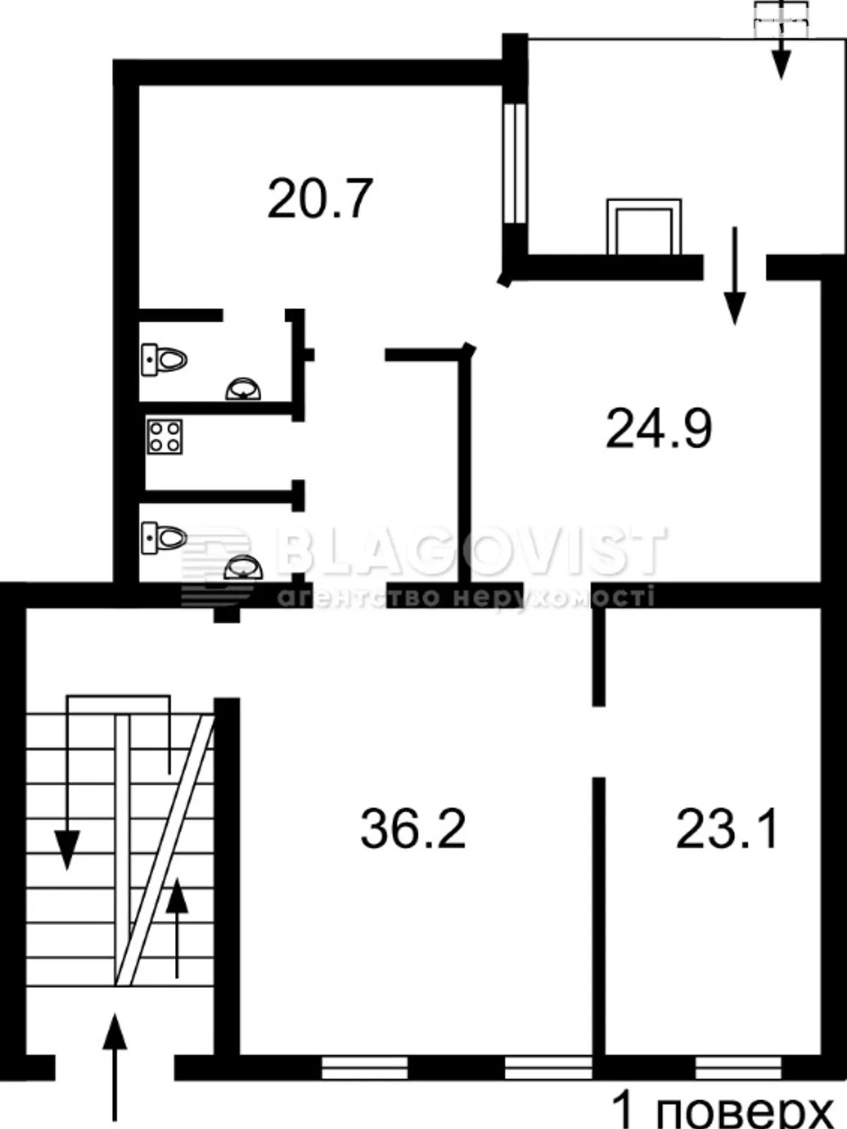 Продається офіс 752 кв. м в бізнес-центрі - фото 3