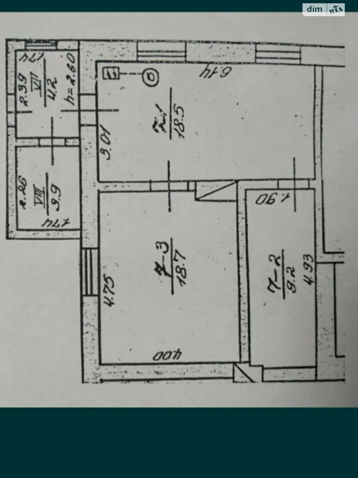 Продається 3-кімнатна квартира 54 кв. м у Гощі, цена: 19000 $