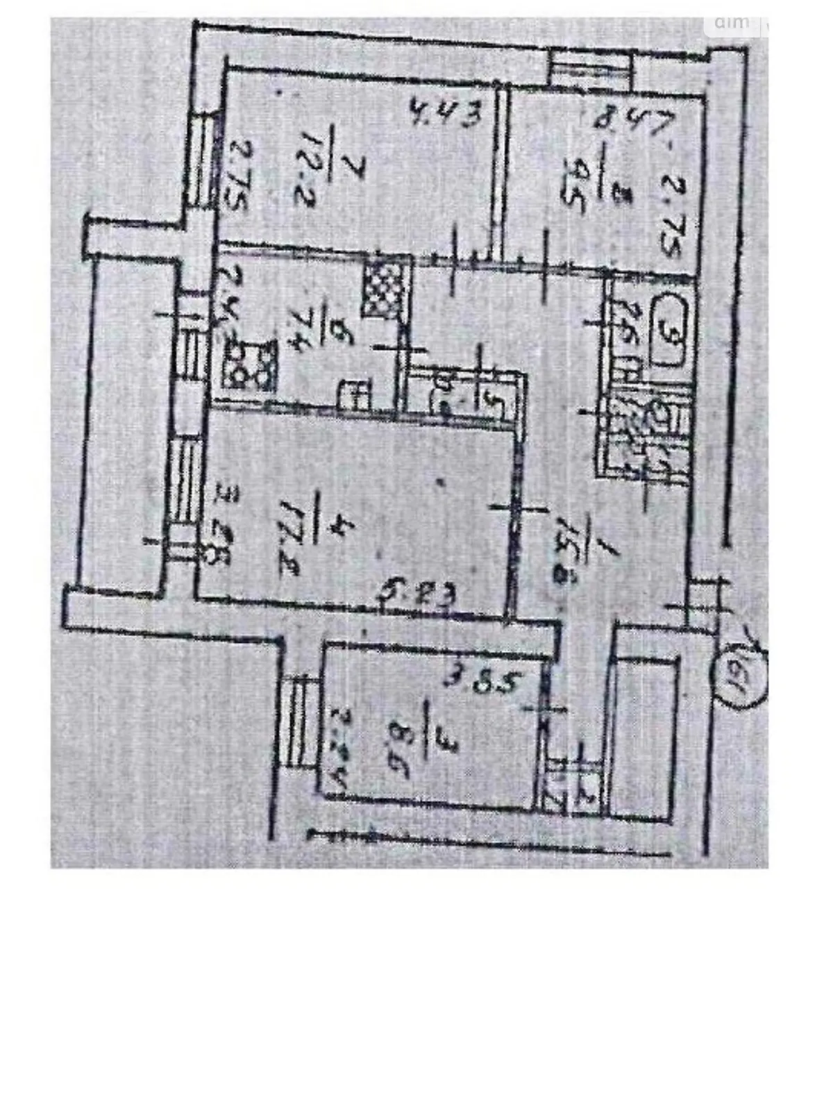 Продается 4-комнатная квартира 81 кв. м в Днепре, Запорожское шоссе