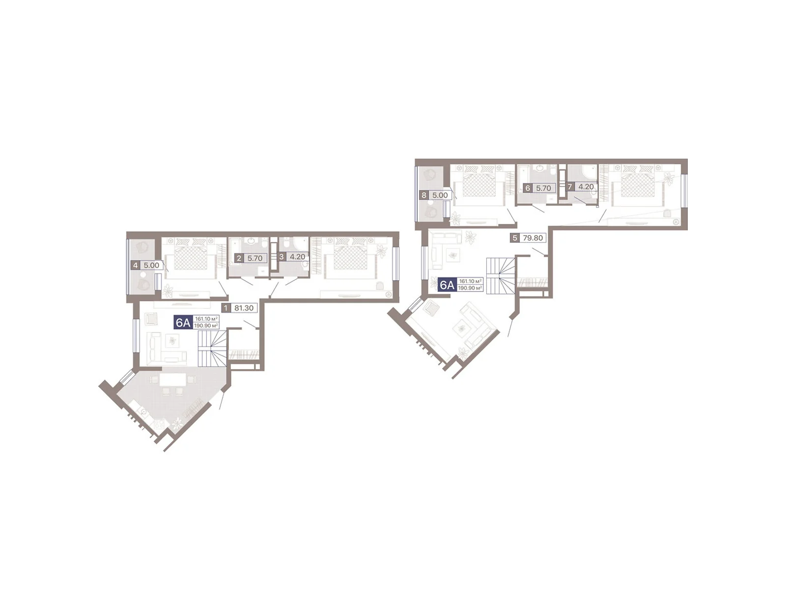 Продается 7-комнатная квартира 190.9 кв. м в Киеве, ул. Половецкая, 4