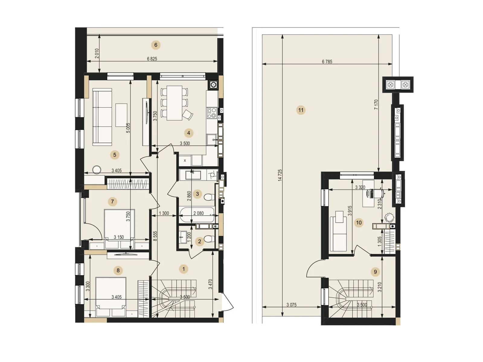 Продается 3-комнатная квартира 129.06 кв. м в Львове - фото 1