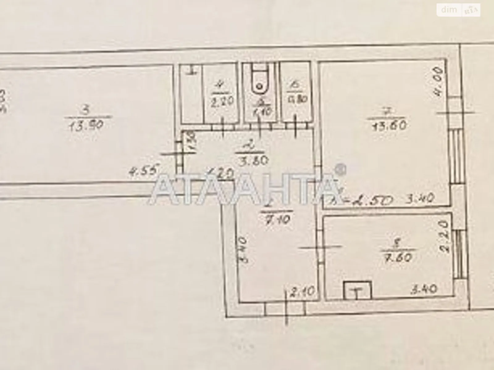 Продается 2-комнатная квартира 50 кв. м в Елизаветовке, цена: 12000 $