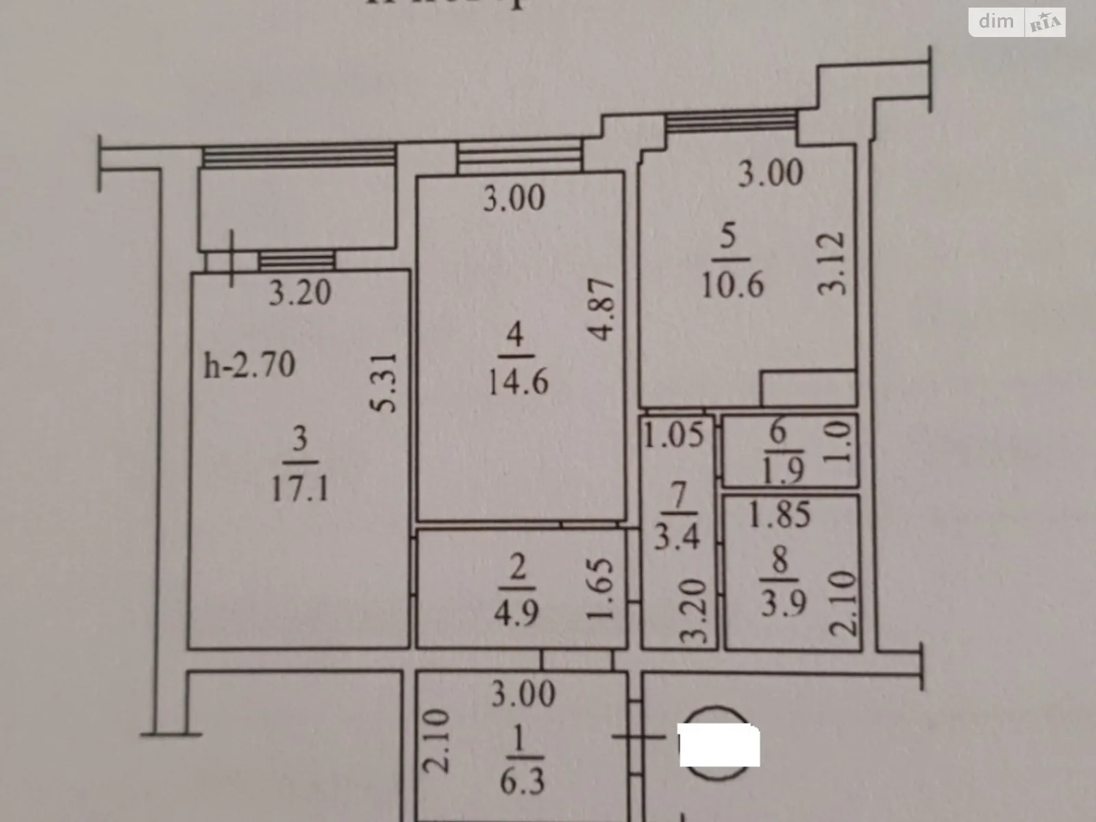 Продается 2-комнатная квартира 66 кв. м в Одессе, ул. Прохоровская