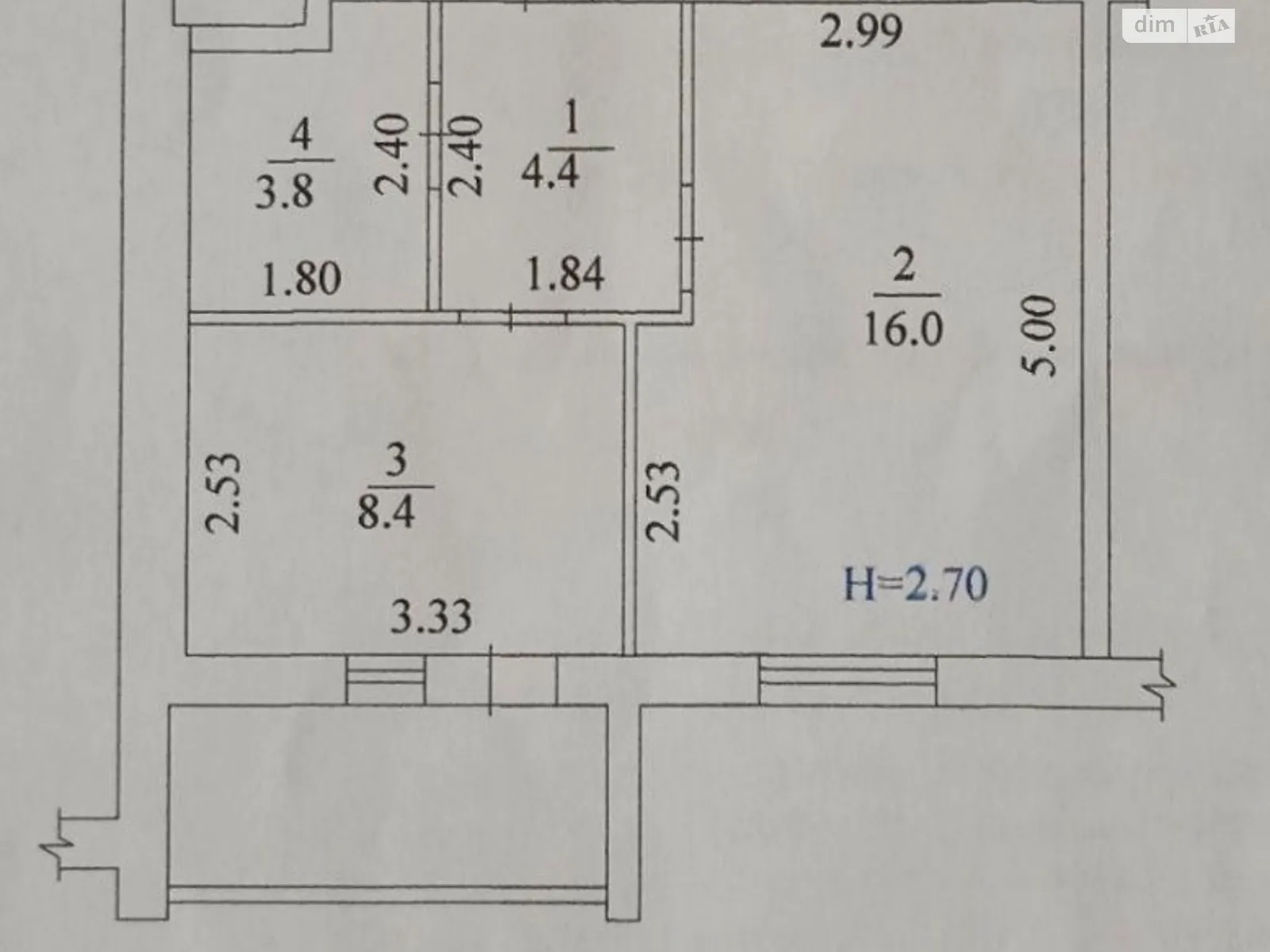 Продається 1-кімнатна квартира 35 кв. м у Харкові, цена: 30000 $