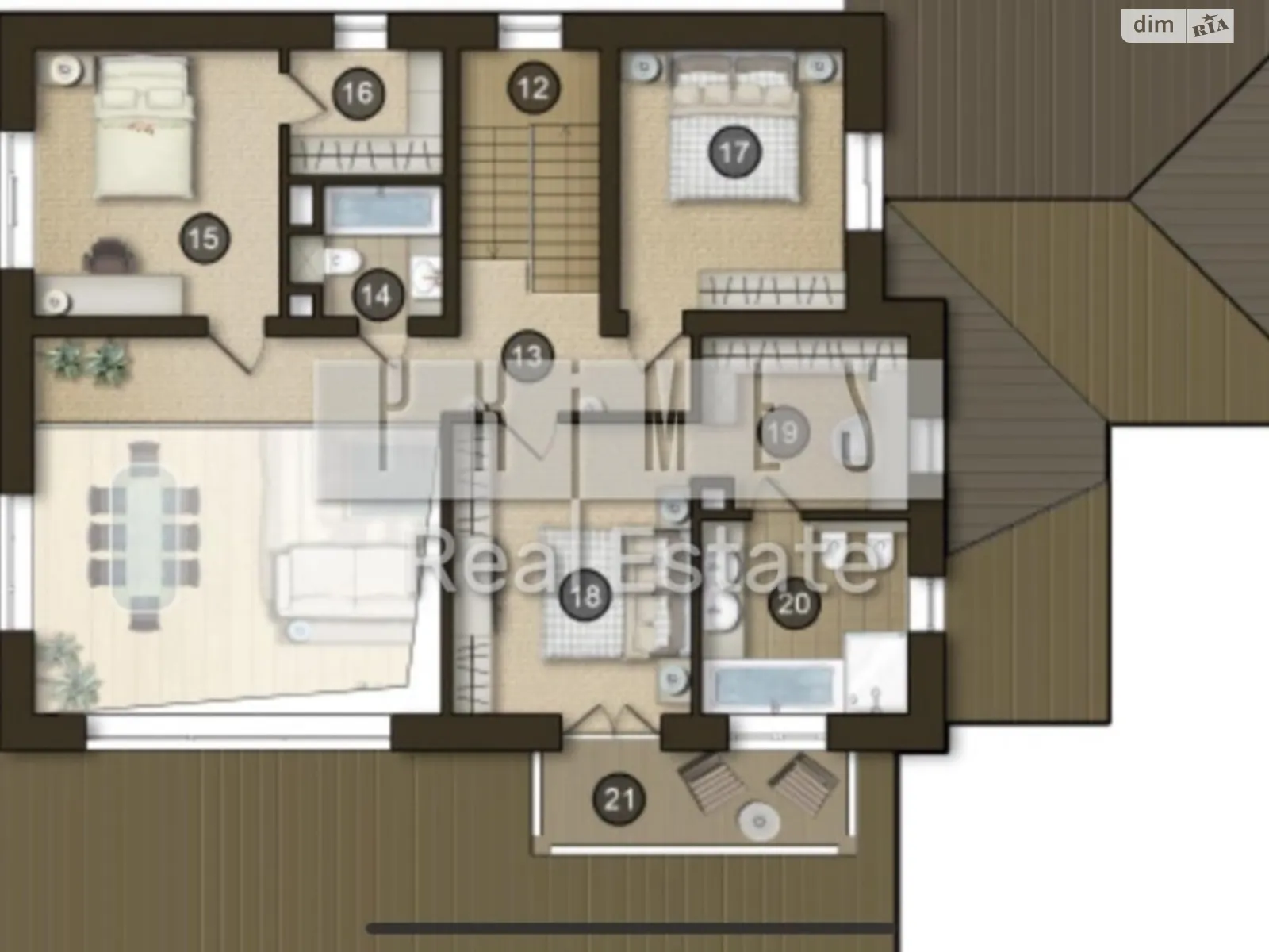Продается дом на 3 этажа 320 кв. м с участком - фото 3