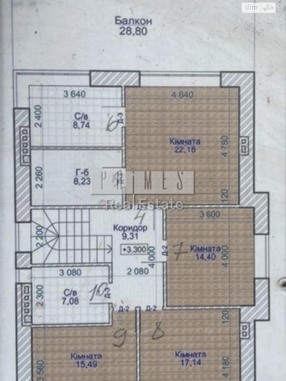 Продается дом на 2 этажа 250 кв. м с верандой - фото 2