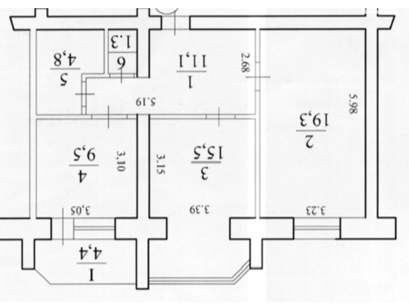 Продается 2-комнатная квартира 65 кв. м в Сумах, ул. Герасима Кондратьева(Кирова)