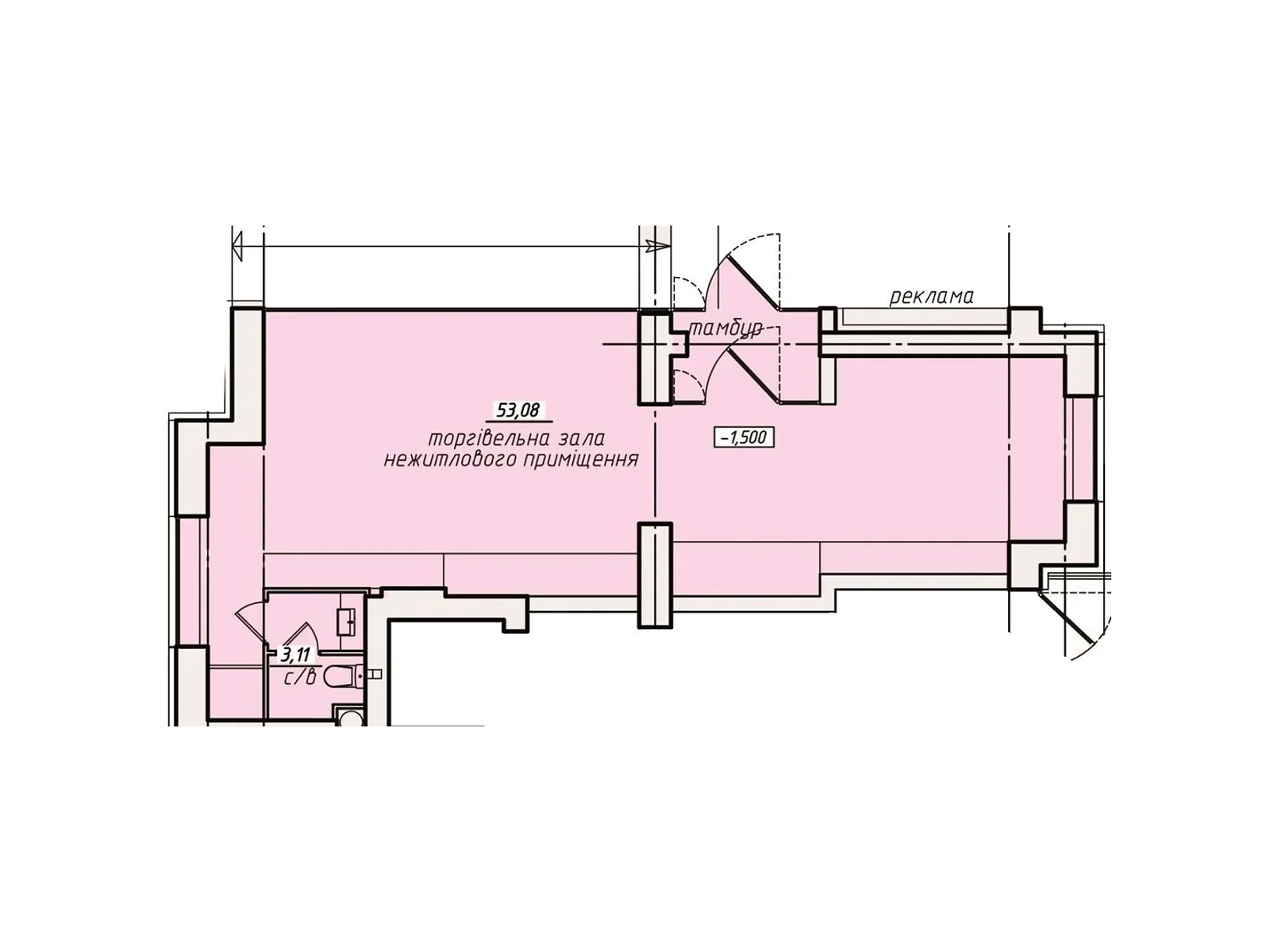 Продается офис 55.05 кв. м в бизнес-центре, цена: 48229 $