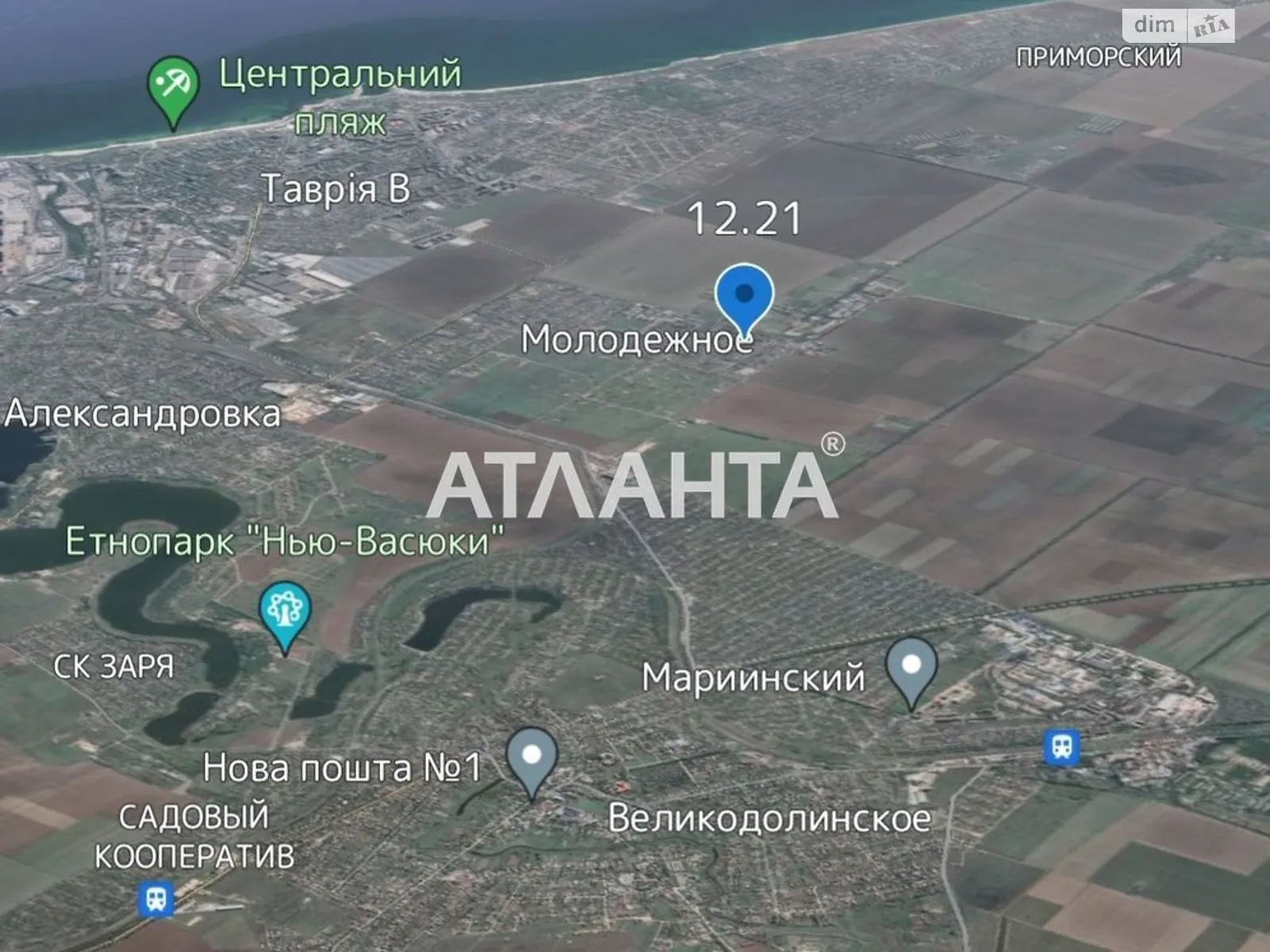 Продається земельна ділянка 12.21 соток у Одеській області, цена: 59000 $