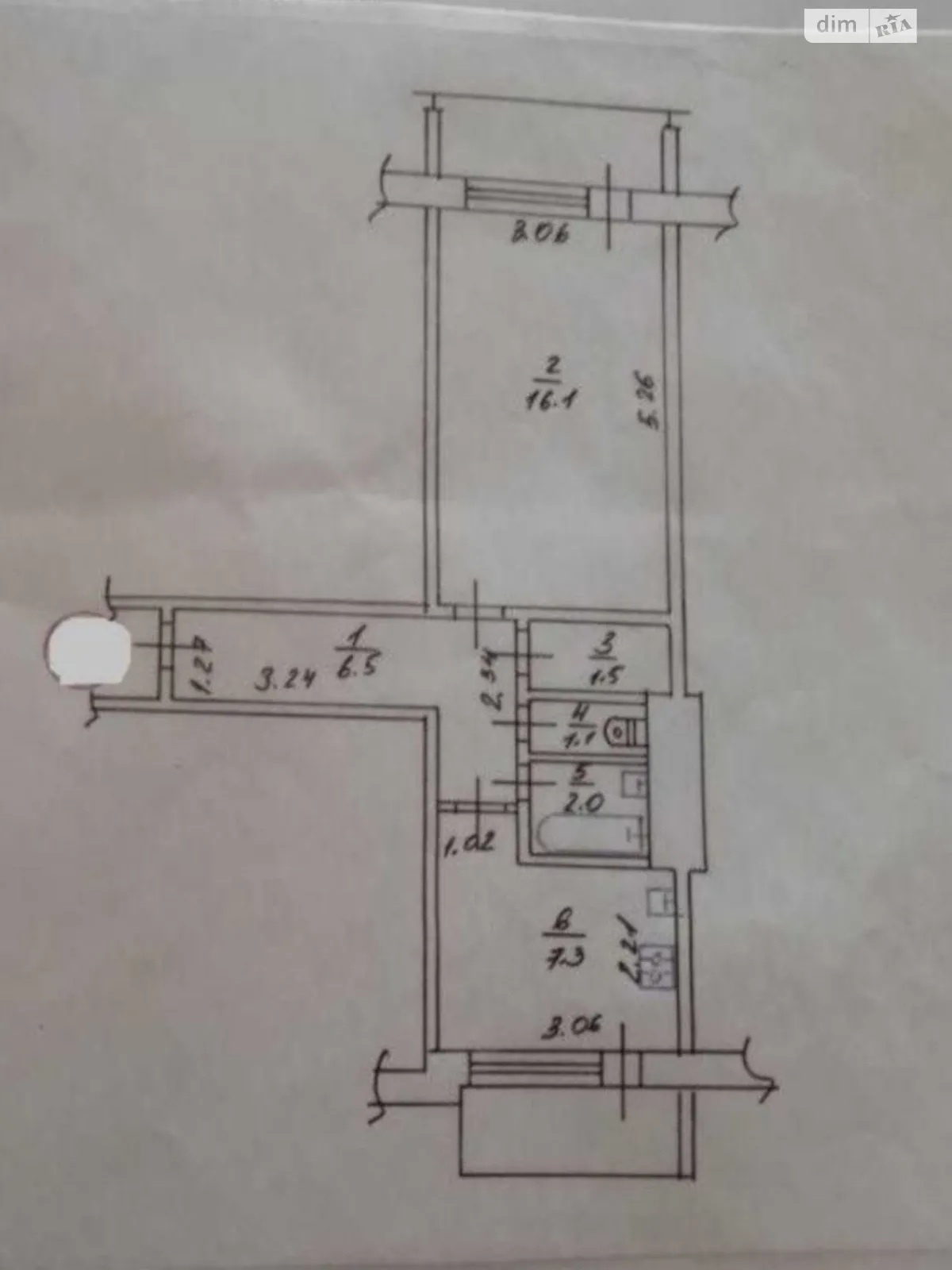 Продається 1-кімнатна квартира 38 кв. м у Харкові, цена: 15900 $