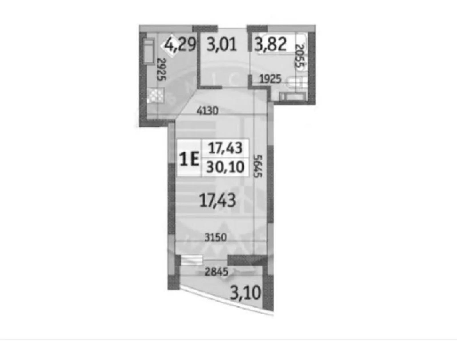 Продается 1-комнатная квартира 30 кв. м в Киеве, ул. Николая Кибальчича, 1Б