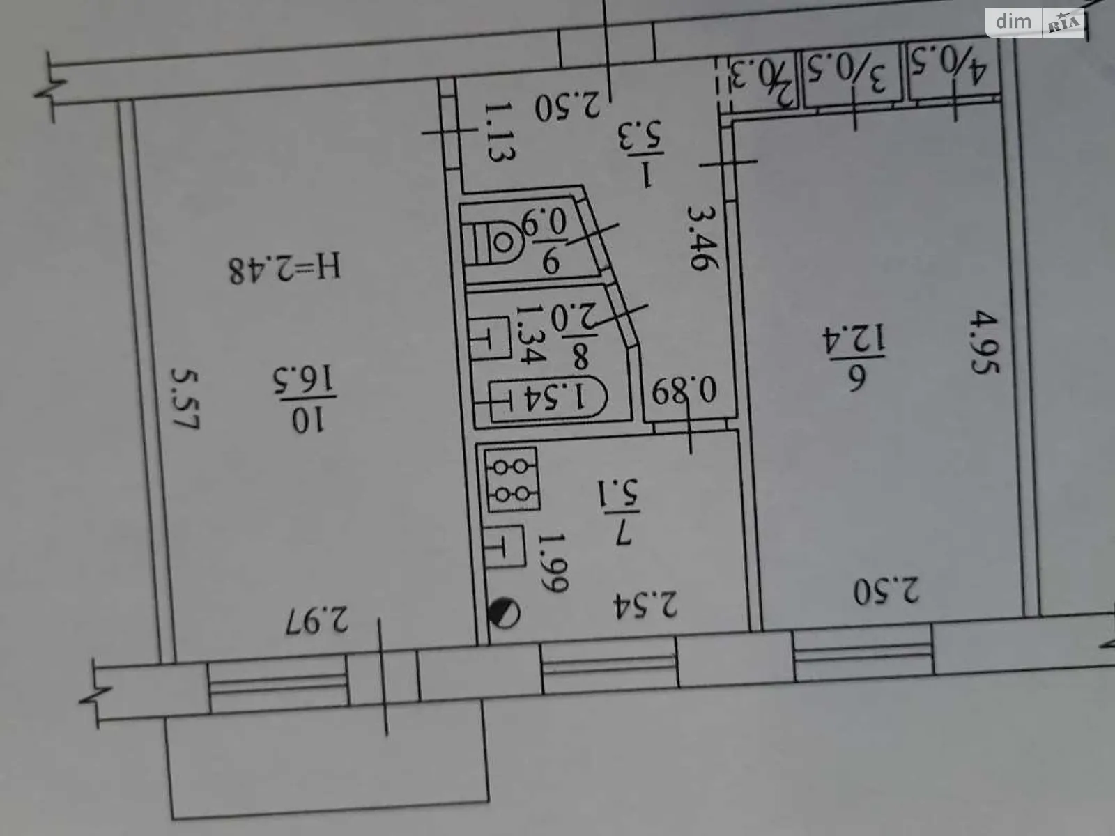 Продается 2-комнатная квартира 46 кв. м в Харькове, цена: 20000 $