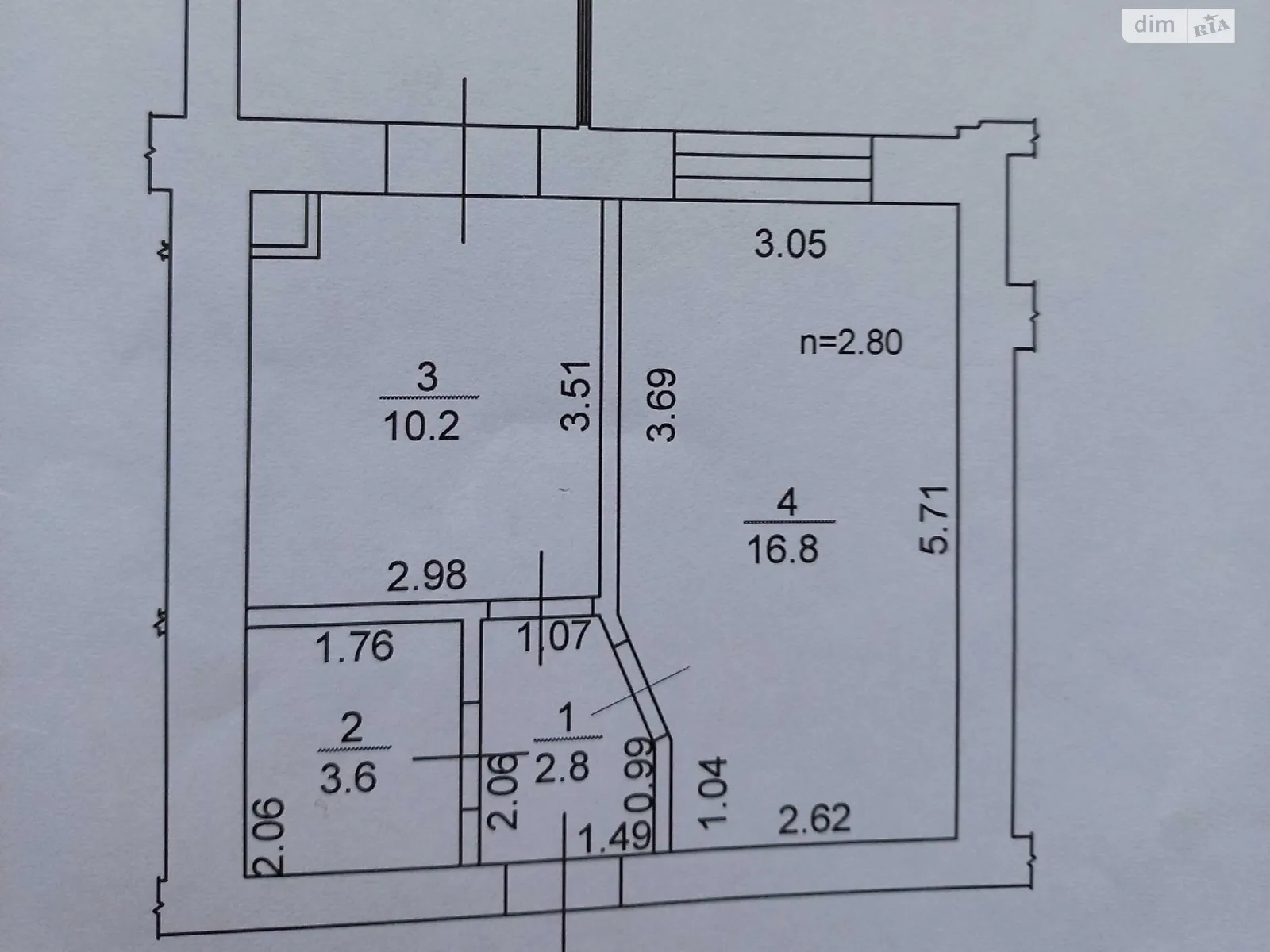 Продається 1-кімнатна квартира 36 кв. м у Ірпені, вул. Котляревського