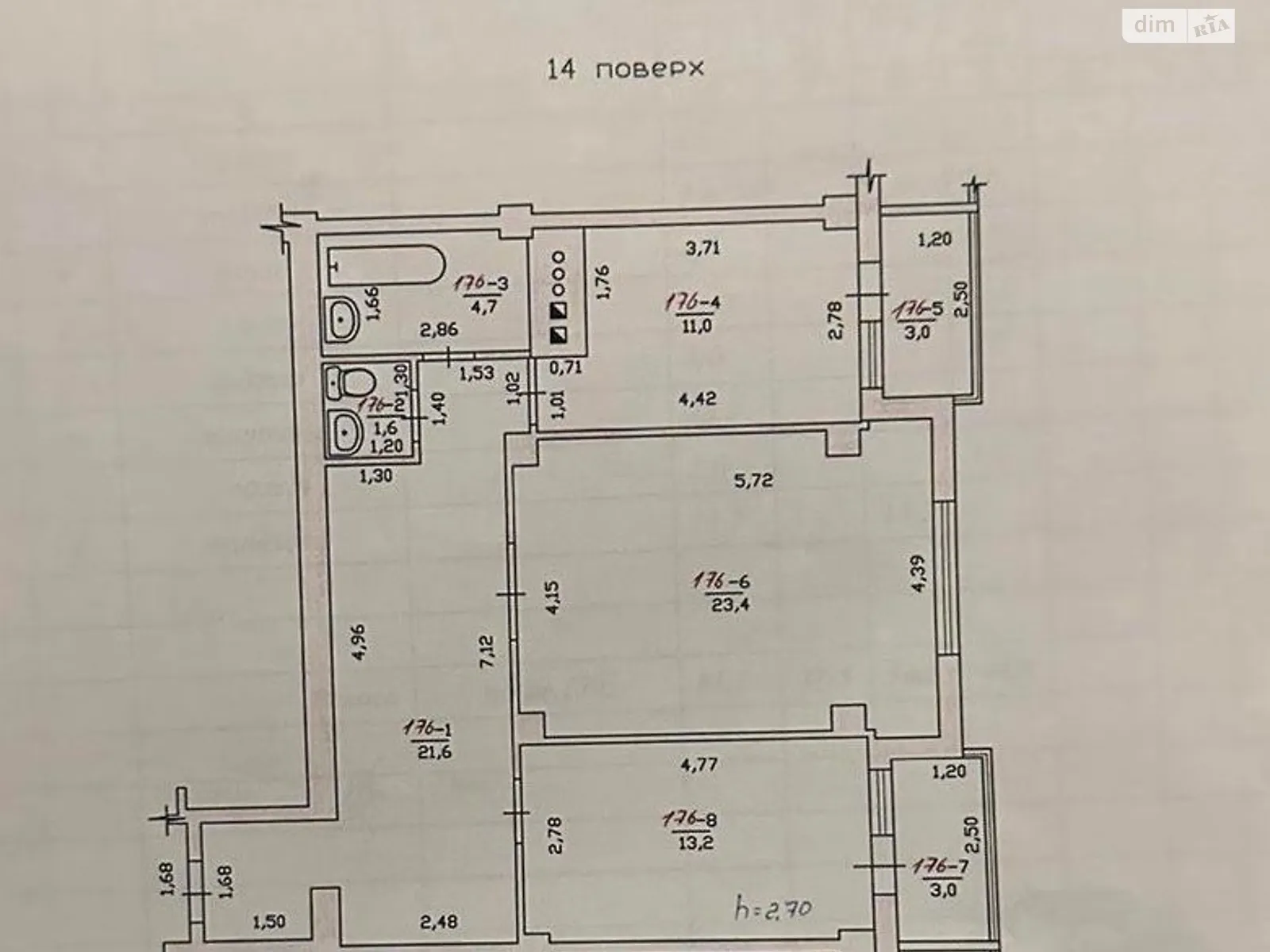 Продається 2-кімнатна квартира 82 кв. м у Одесі, вул. Владислава Бувалкіна(Генерала Бочарова), 44А - фото 1