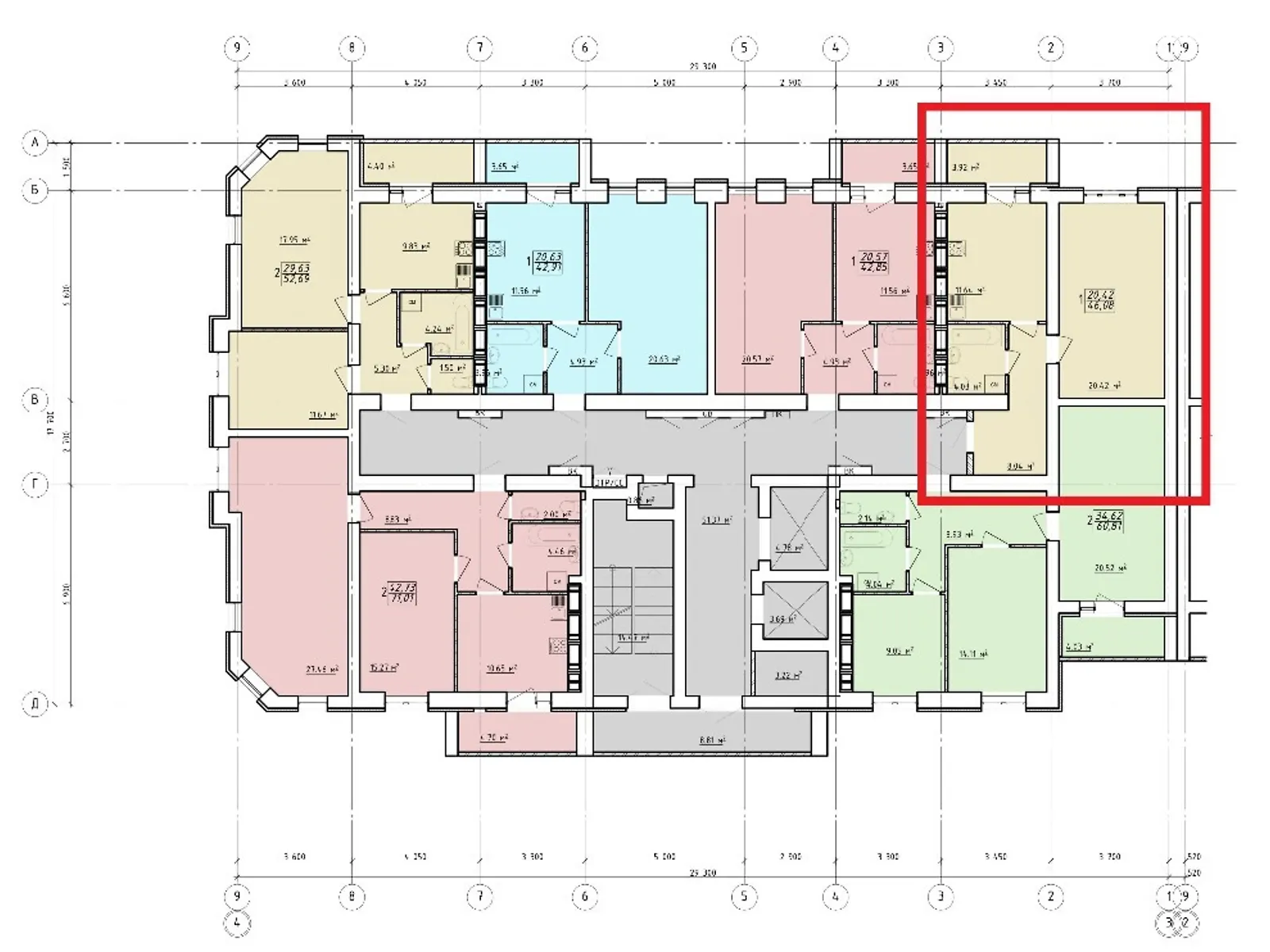 Продается 1-комнатная квартира 46 кв. м в Харькове, ул. Заливная, 10 - фото 1