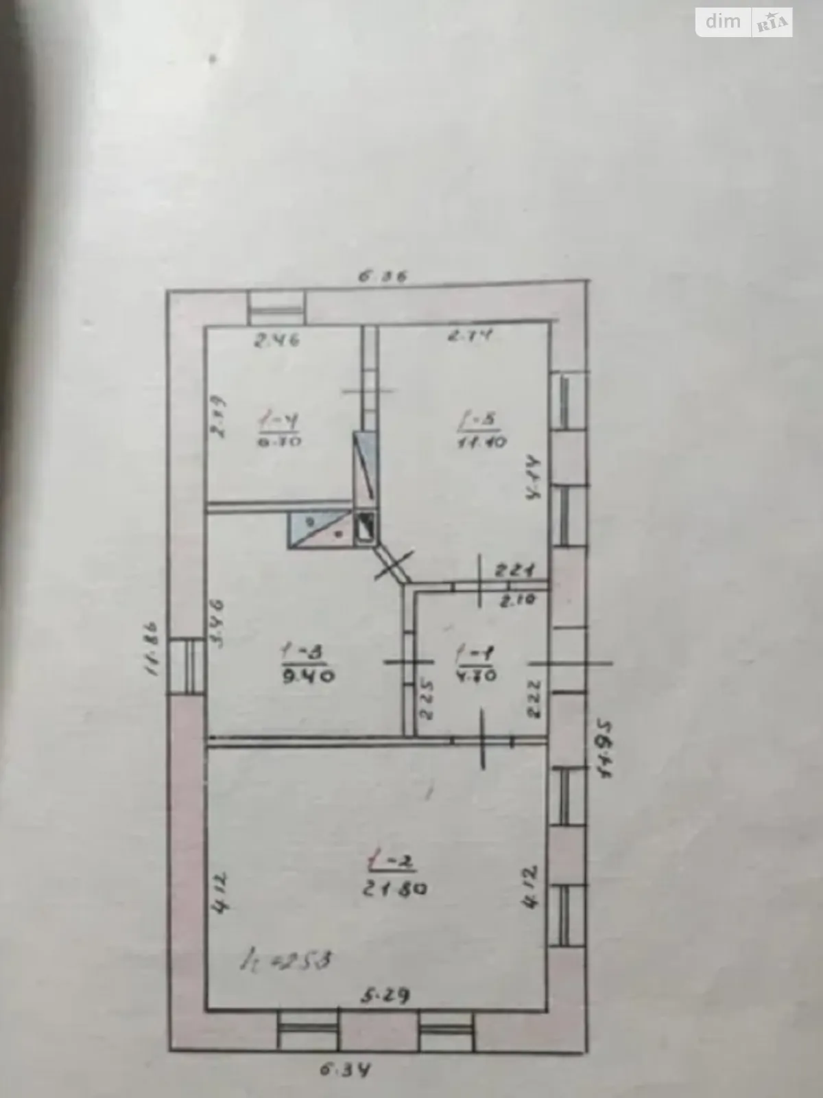 Продається одноповерховий будинок 53.7 кв. м с басейном, цена: 30000 $