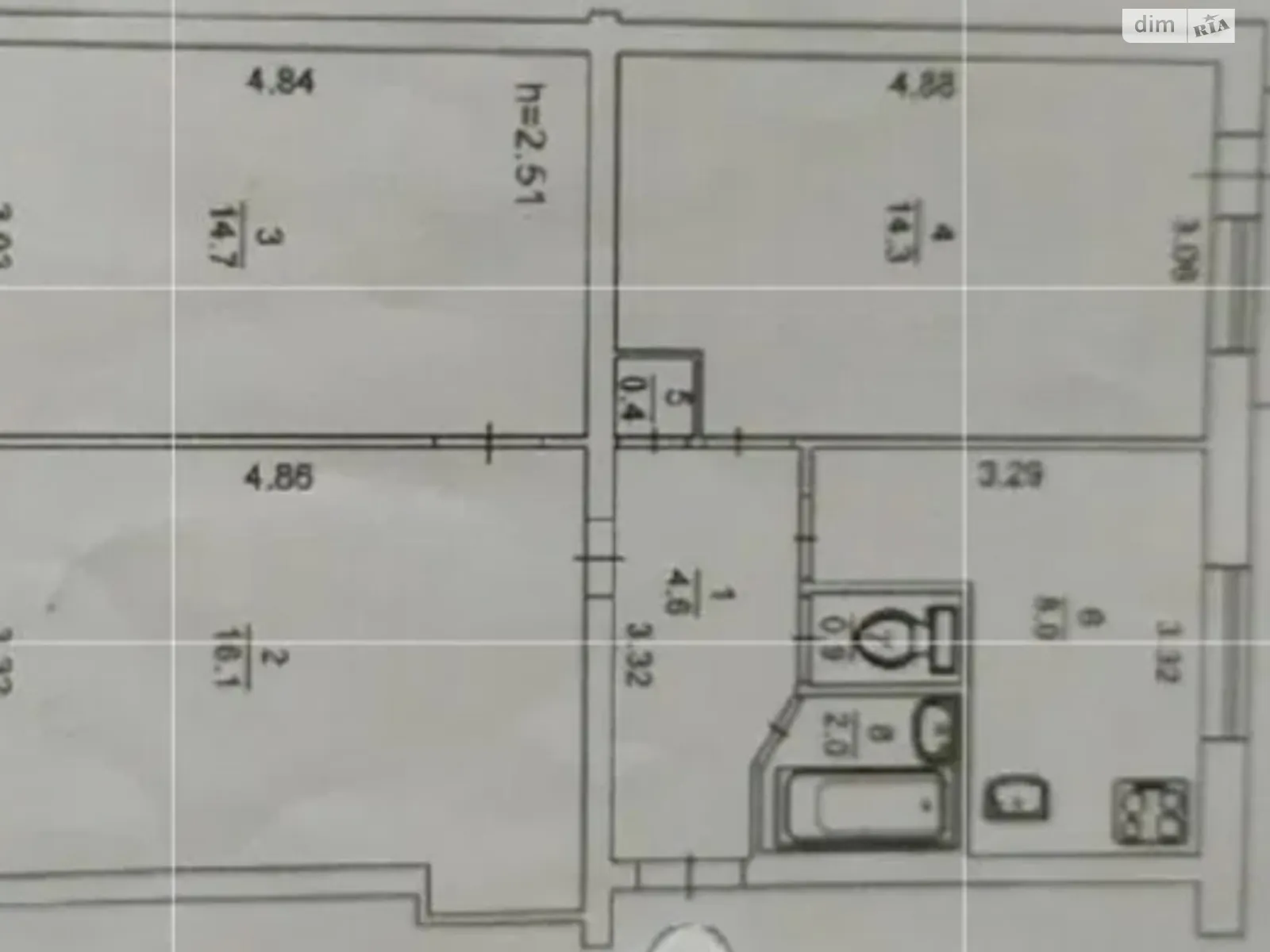 Продается 3-комнатная квартира 62 кв. м в Киеве, ул. Миропольская, 31А