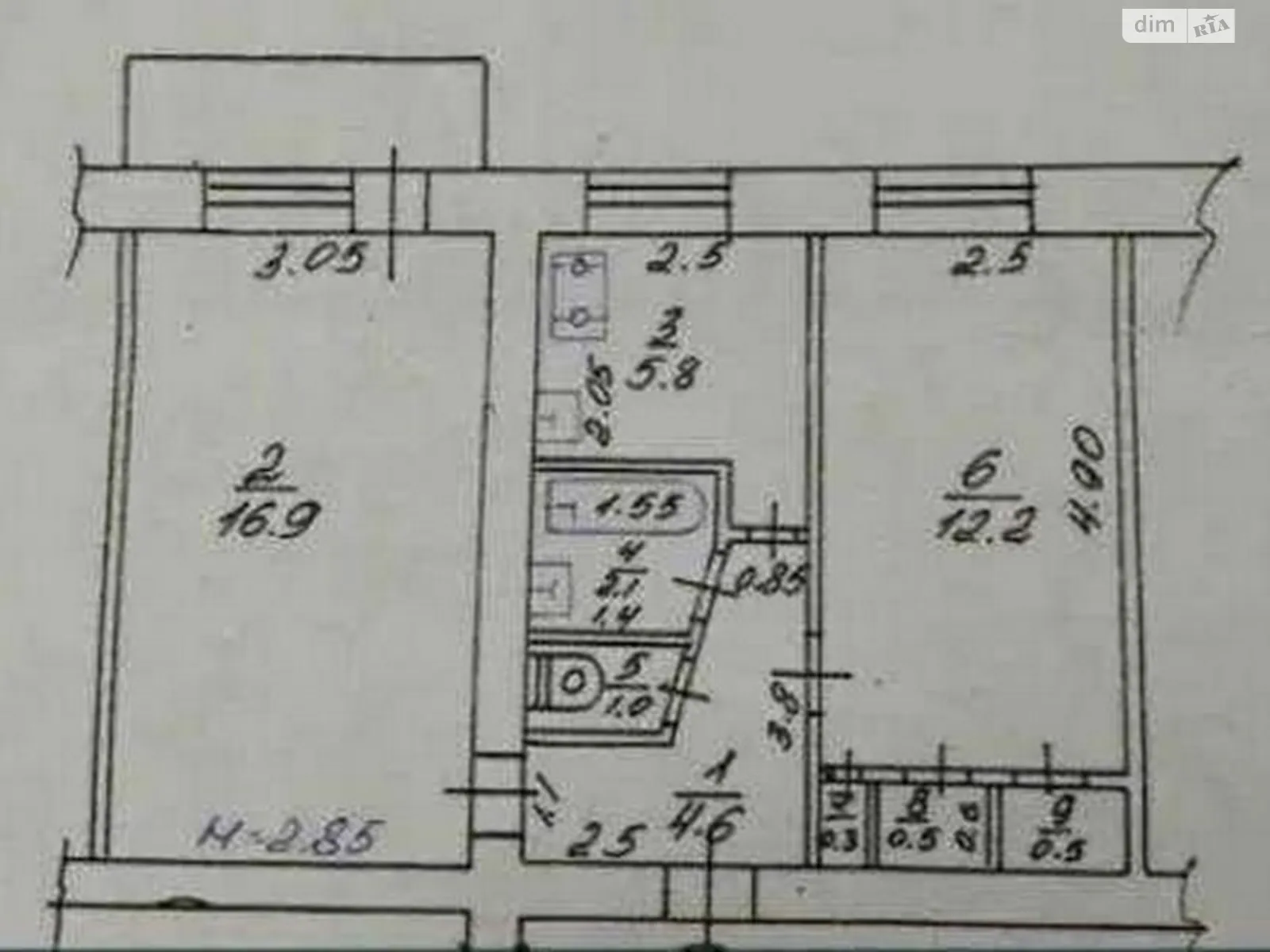 Продается 2-комнатная квартира 40 кв. м в Харькове, ул. Золочевская, 14 - фото 1