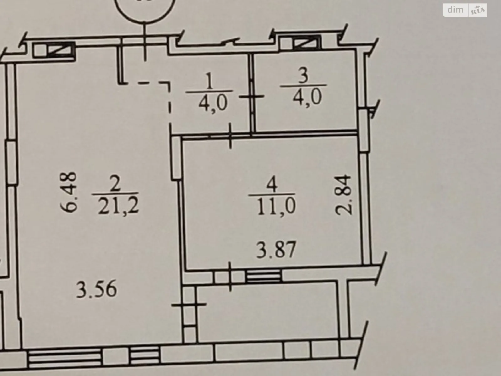 Продается 1-комнатная квартира 42.1 кв. м в Киеве, ул. Мартовская, 14Б