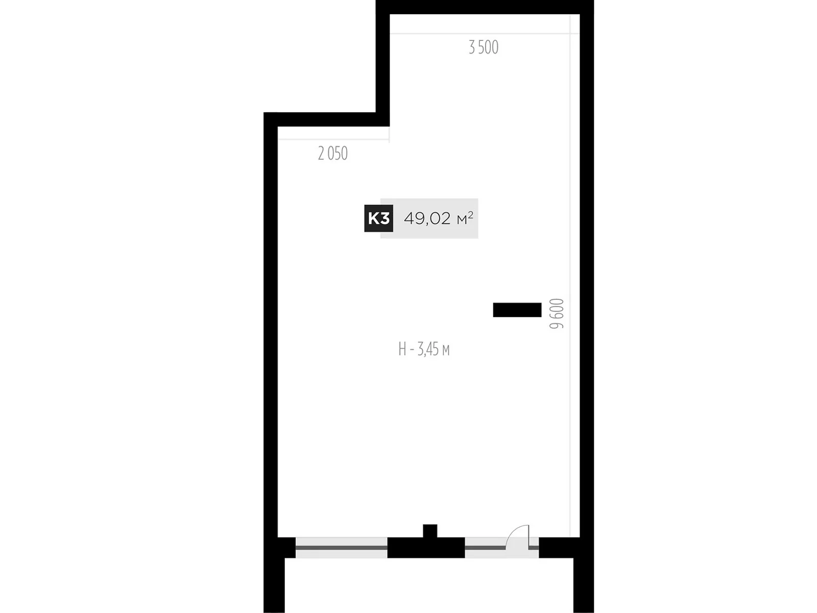 Продається офіс 49.02 кв. м в бізнес-центрі, цена: 87724 $