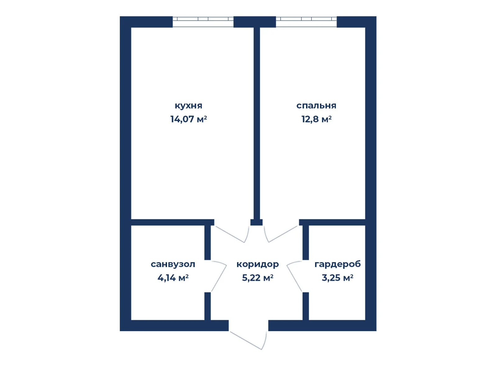 Продается 1-комнатная квартира 39.42 кв. м в Киеве, ул. Ивана Билыка, 20