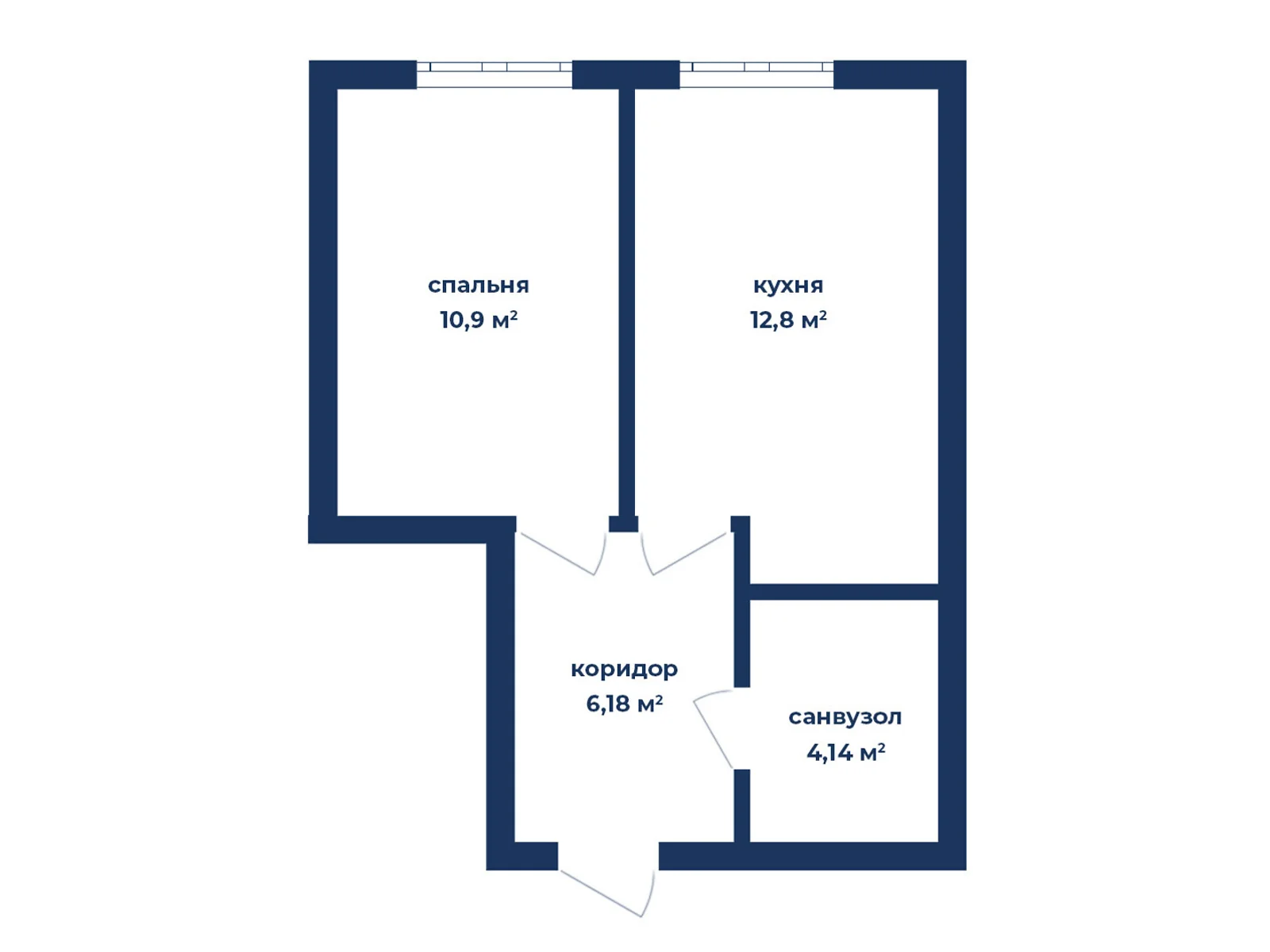 Продается 1-комнатная квартира 34 кв. м в Киеве