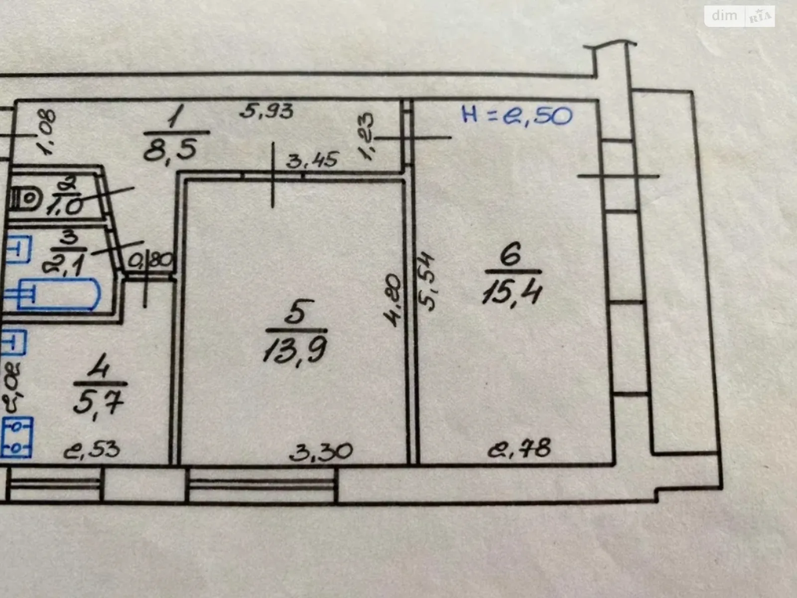 Продається 2-кімнатна квартира 48 кв. м у Харкові, цена: 29999 $ - фото 1