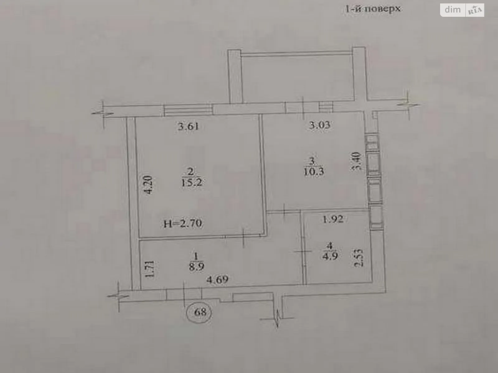 Продається 1-кімнатна квартира 41.8 кв. м у Харкові, вул. Полтавський Шлях, 184А корпус 18 - фото 1