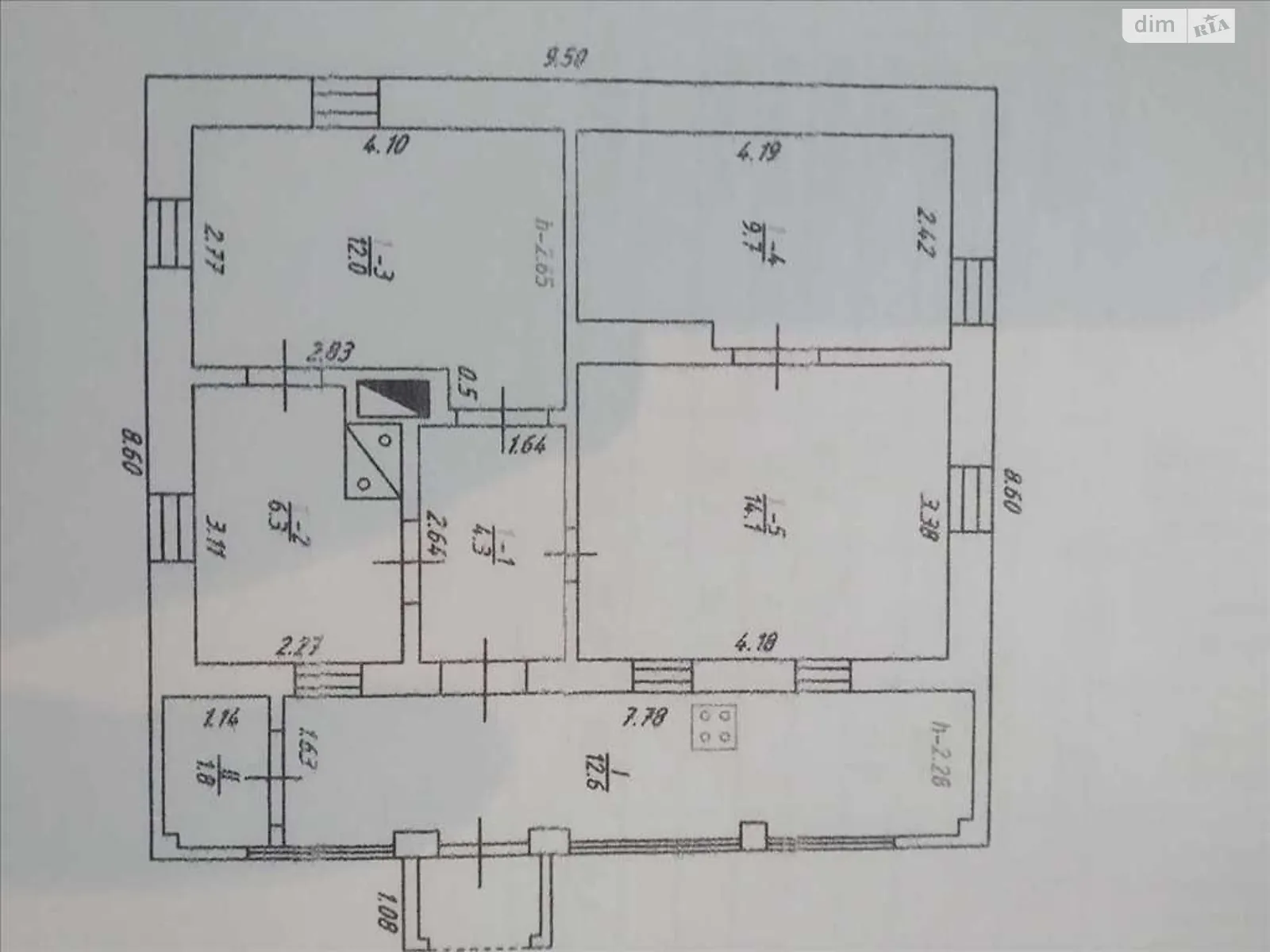 Продається одноповерховий будинок 60 кв. м з балконом, цена: 21000 $