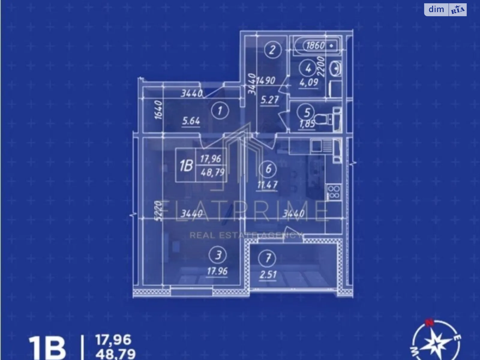 Продается 1-комнатная квартира 49 кв. м в Киеве, ул. Сергeя Данченко, 3