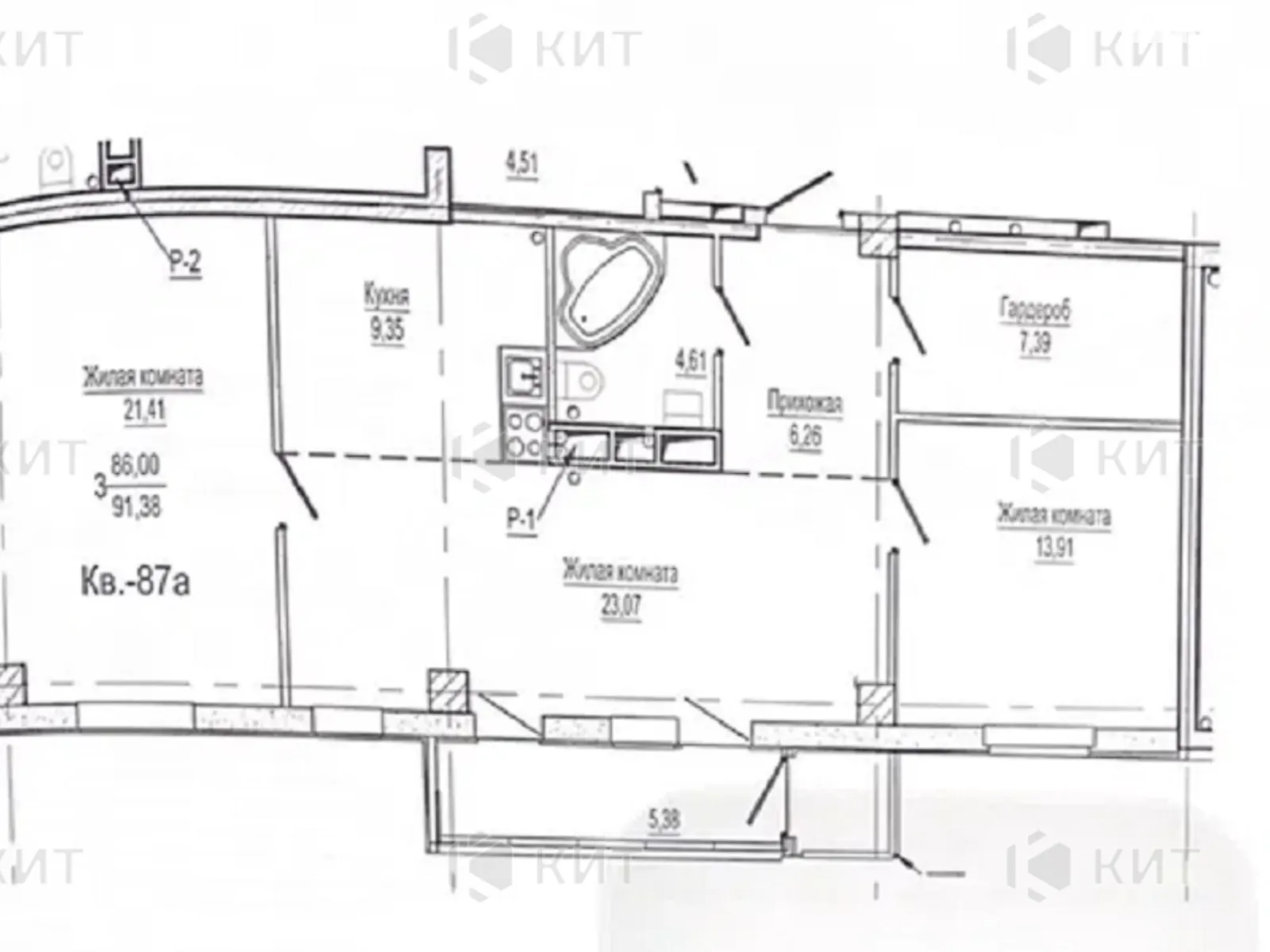 Продается 3-комнатная квартира 92 кв. м в Харькове, ул. Сухумская, 22 - фото 1