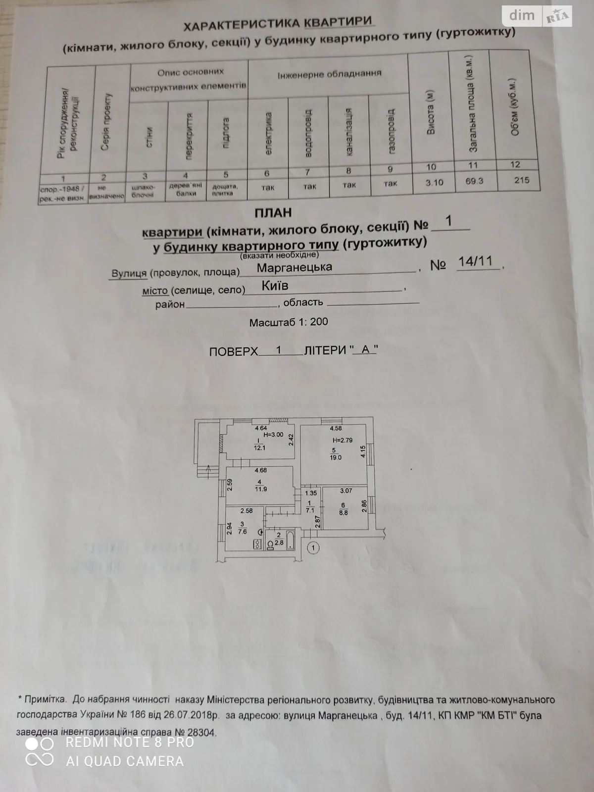 Продается комната 55 кв. м в Киеве, цена: 36000 $