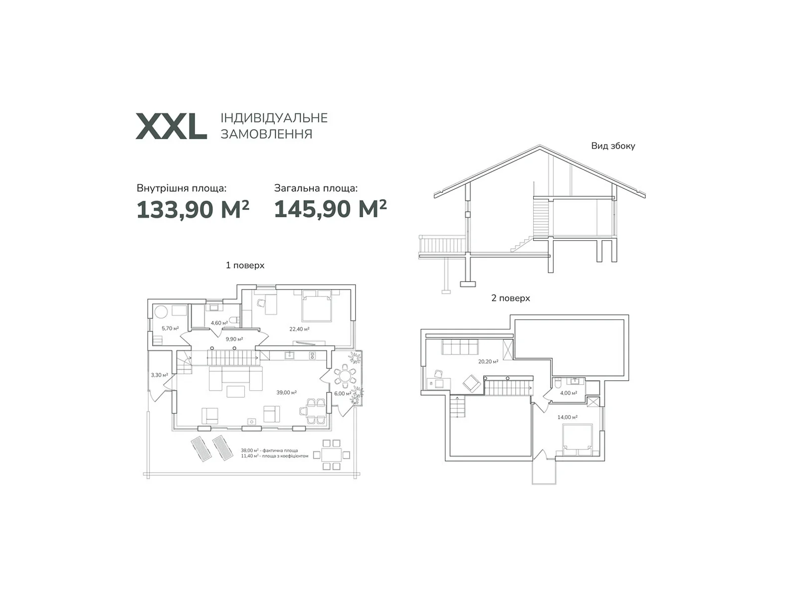 Продается дом на 2 этажа 145.9 кв. м с гаражом, цена: 437700 $