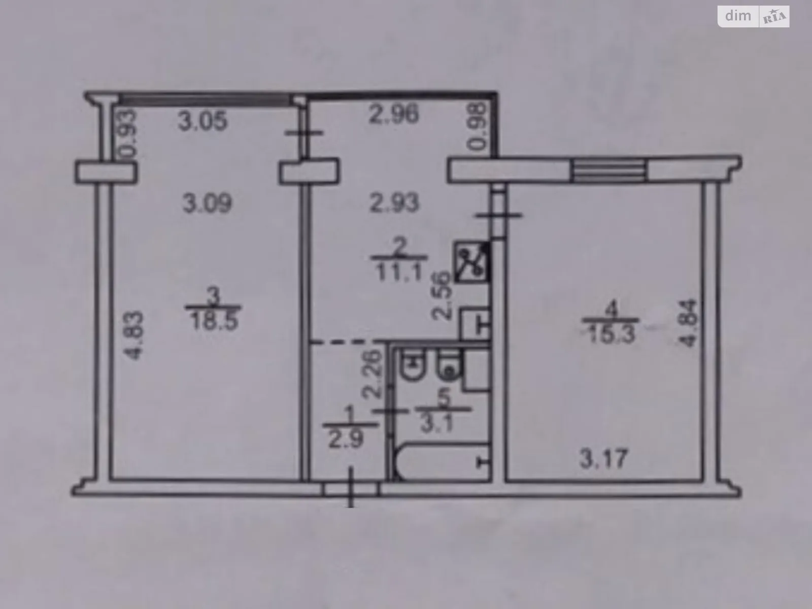 Продается 2-комнатная квартира 51 кв. м в Киеве, просп. Оболонский, 31