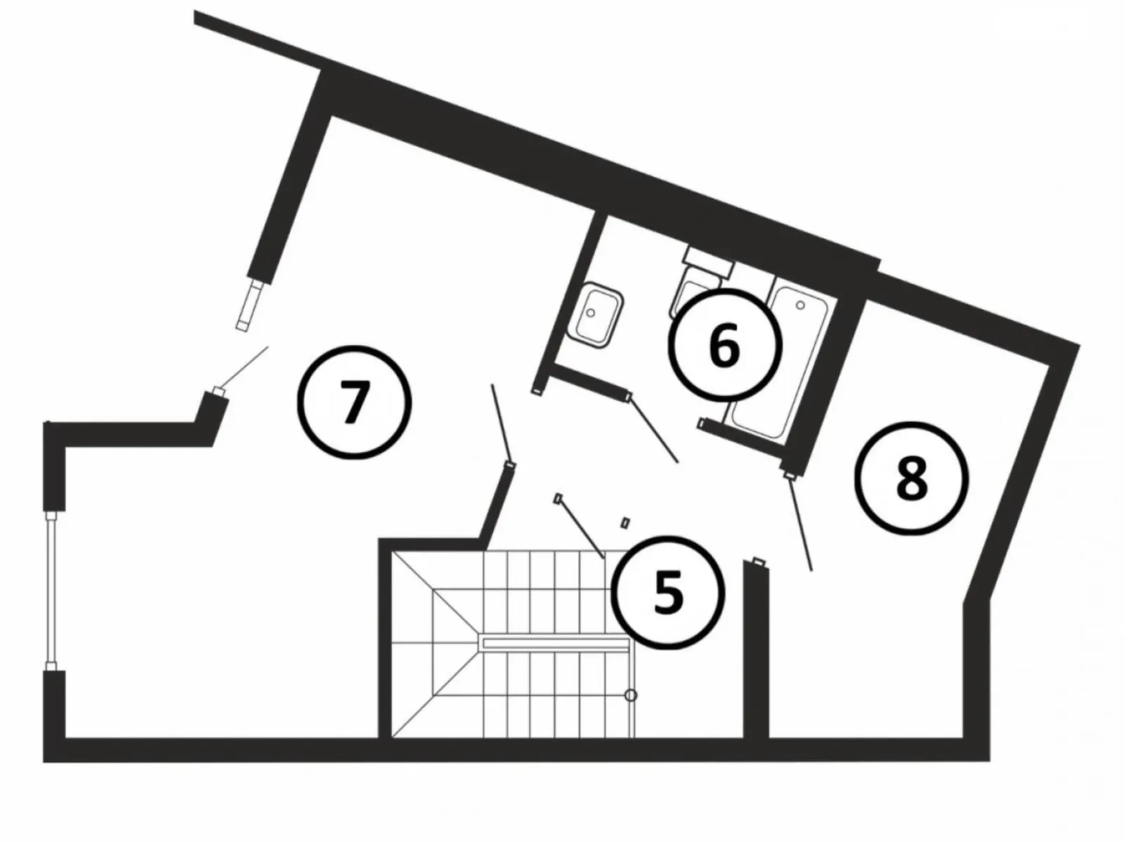 Продается 2-комнатная квартира 72 кв. м в Львове