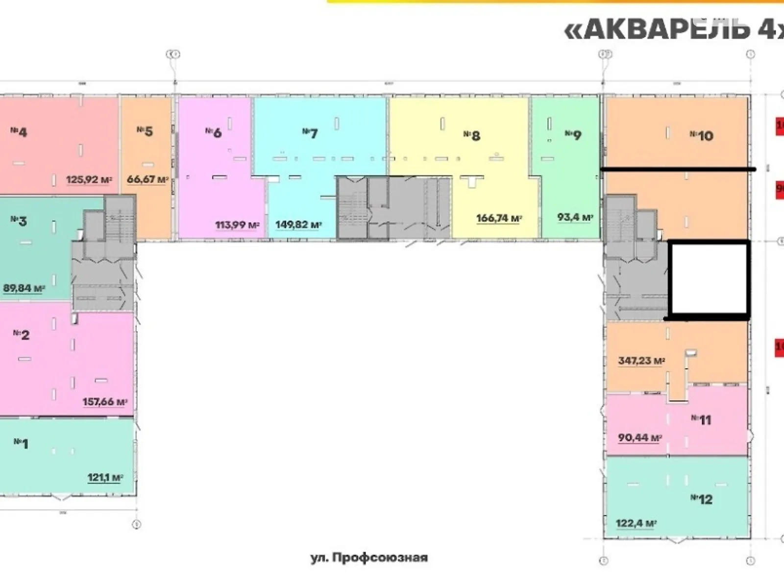 Продается помещения свободного назначения 103.5 кв. м в 11-этажном здании - фото 2