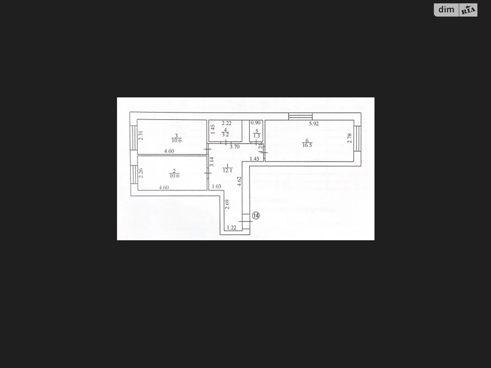 Продается 2-комнатная квартира 51.59 кв. м в Ирпене, пер. Украинский, 24