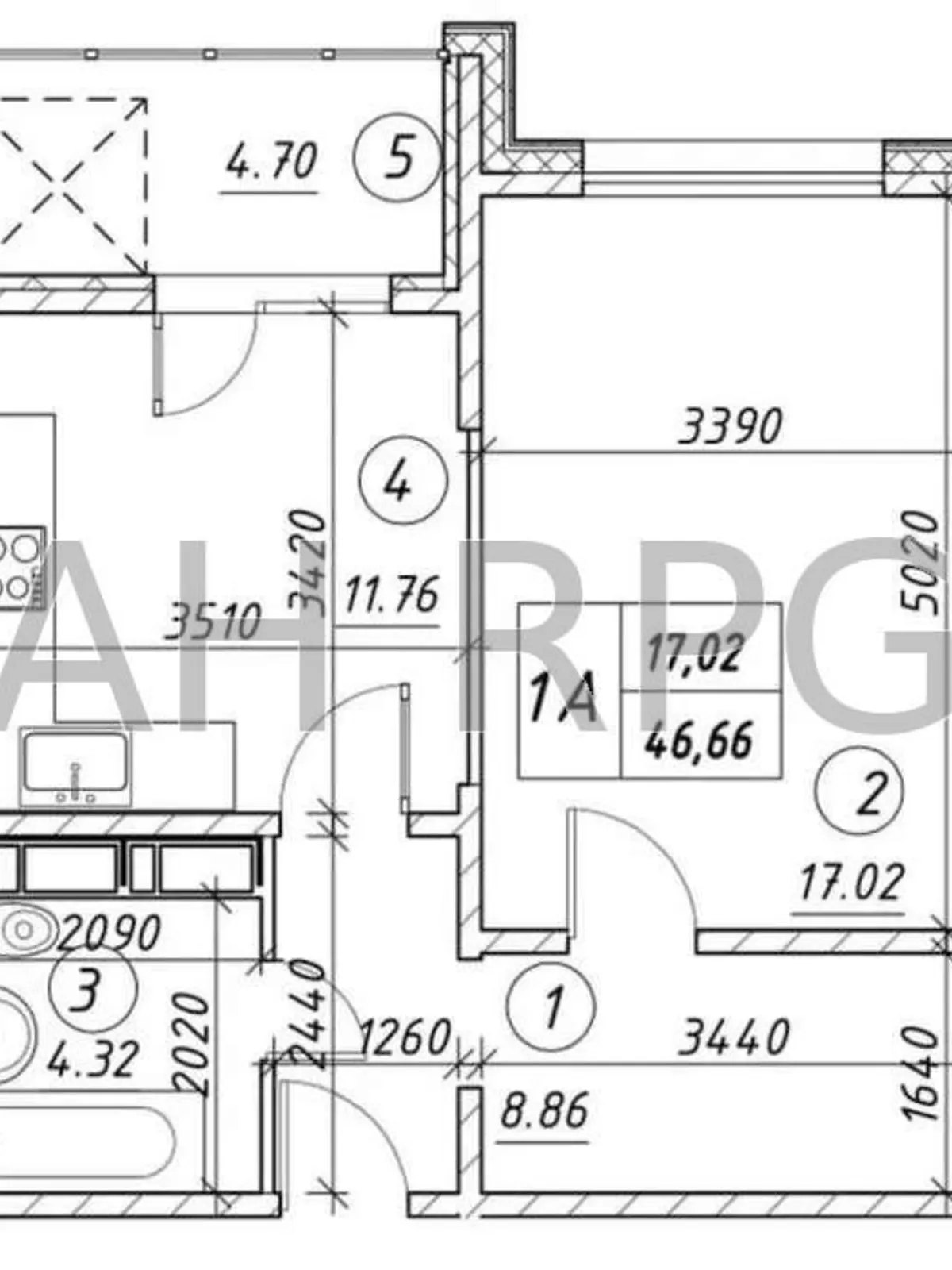 Продается 1-комнатная квартира 47 кв. м в Киеве, ул. Ревуцкого, 54Б - фото 1