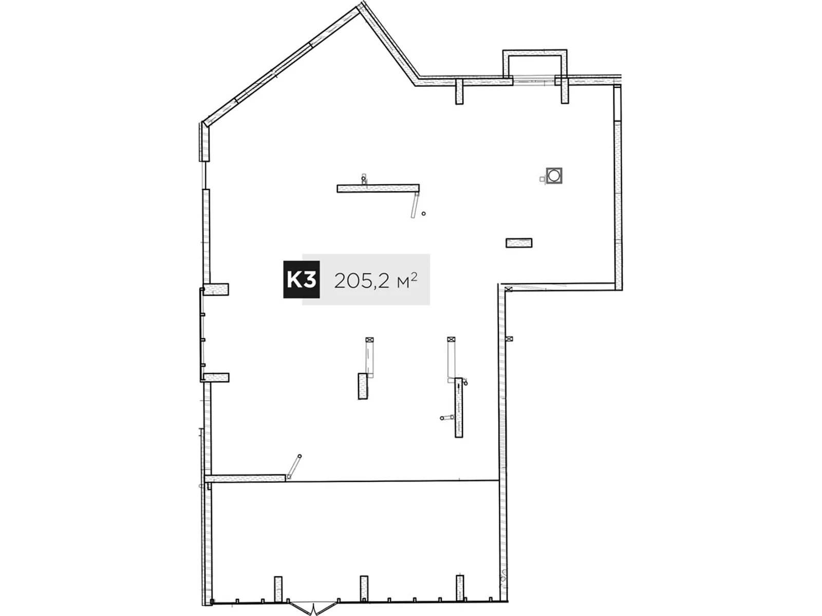 Продається офіс 205.2 кв. м в бізнес-центрі, цена: 602778 $