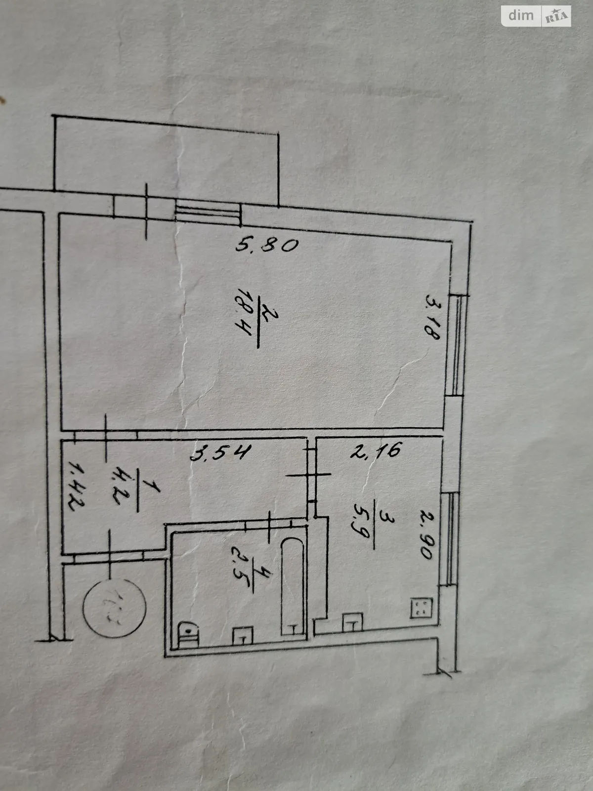 Продается 1-комнатная квартира 32 кв. м в Житомире, цена: 42000 $