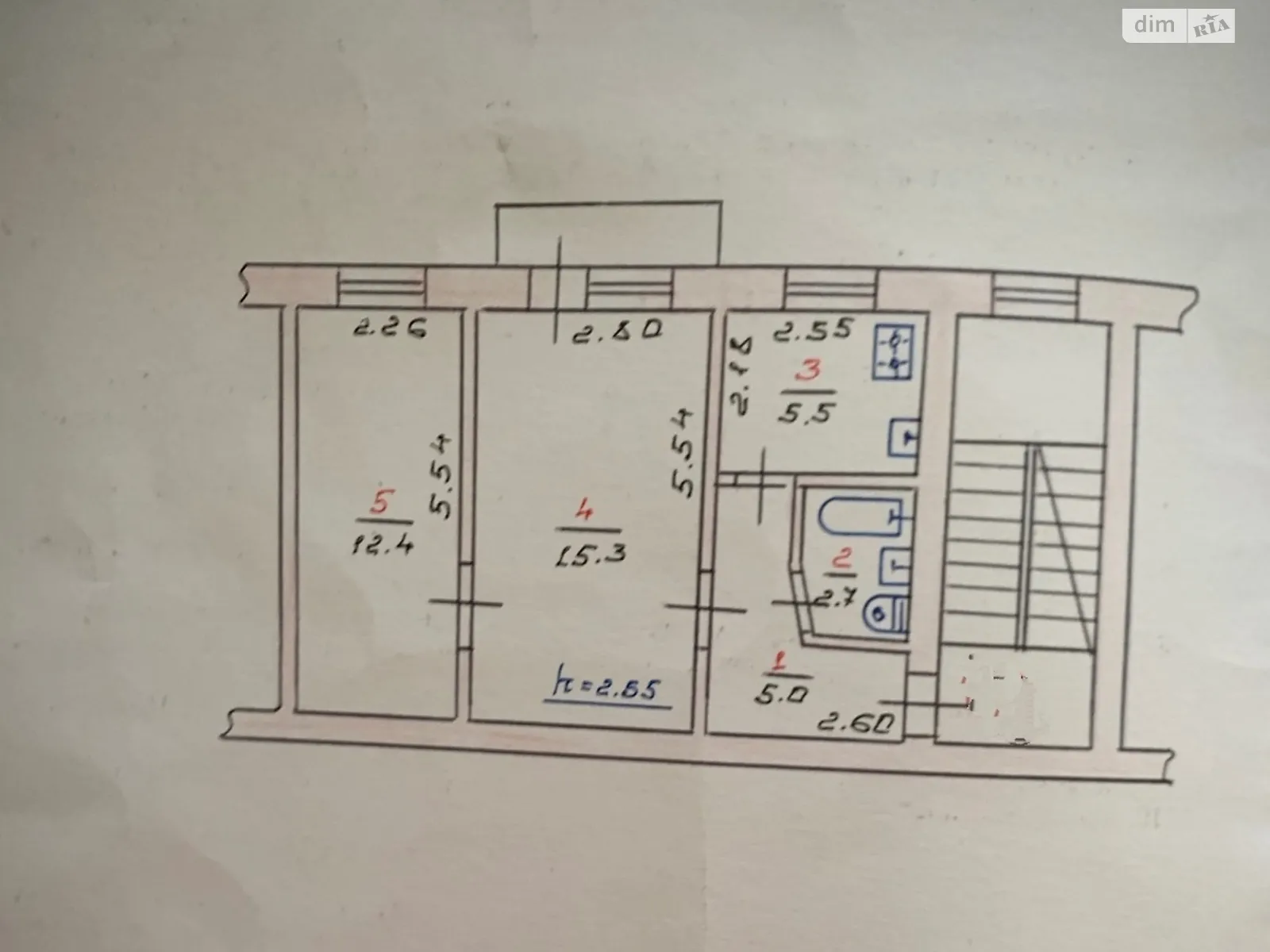 Продається 2-кімнатна квартира 42 кв. м у Хмельницькому, вул. Кам'янецька, 72