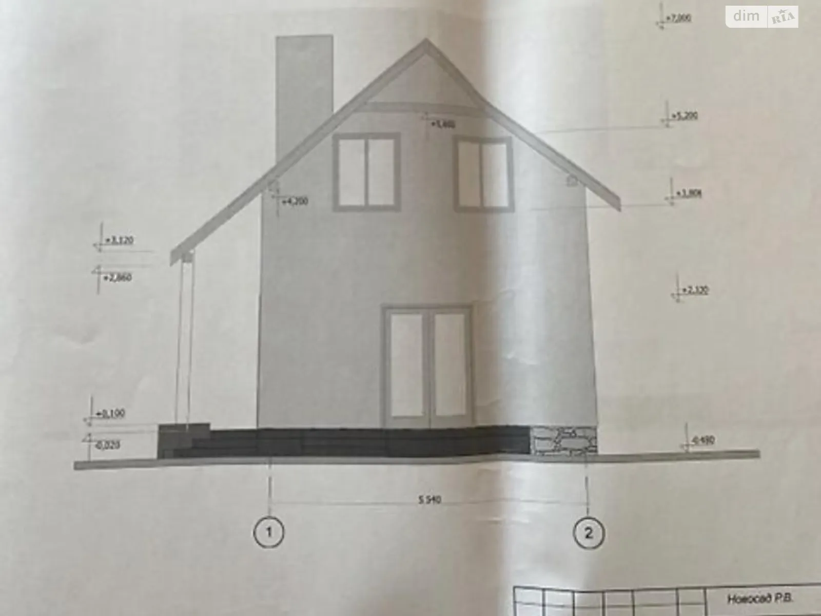 Продается дом на 2 этажа 85 кв. м с садом, цена: 87000 $ - фото 1