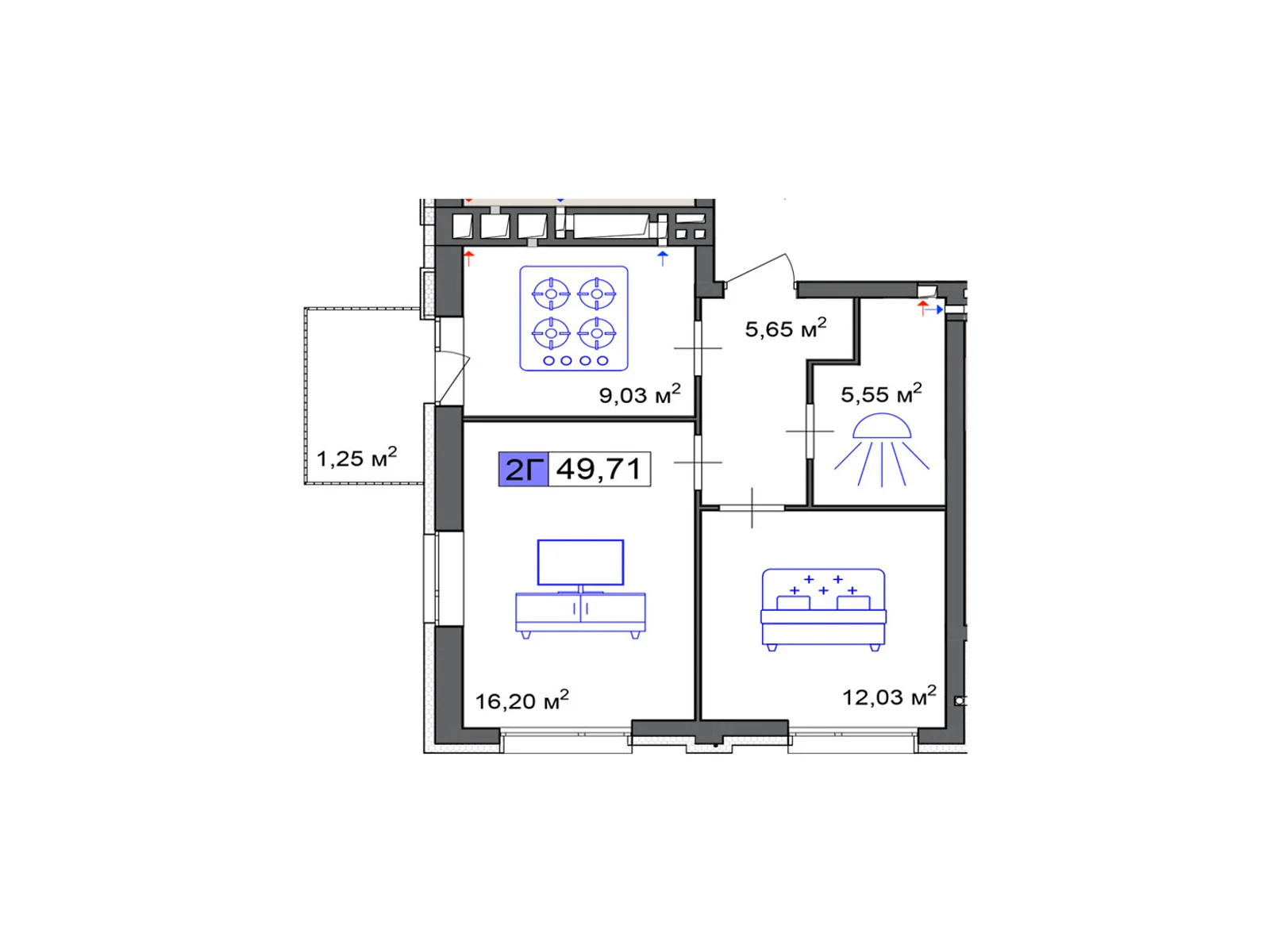 ул. Маламужа Александра, 31 Черкассы ЖК Пастеровский  - фото 1