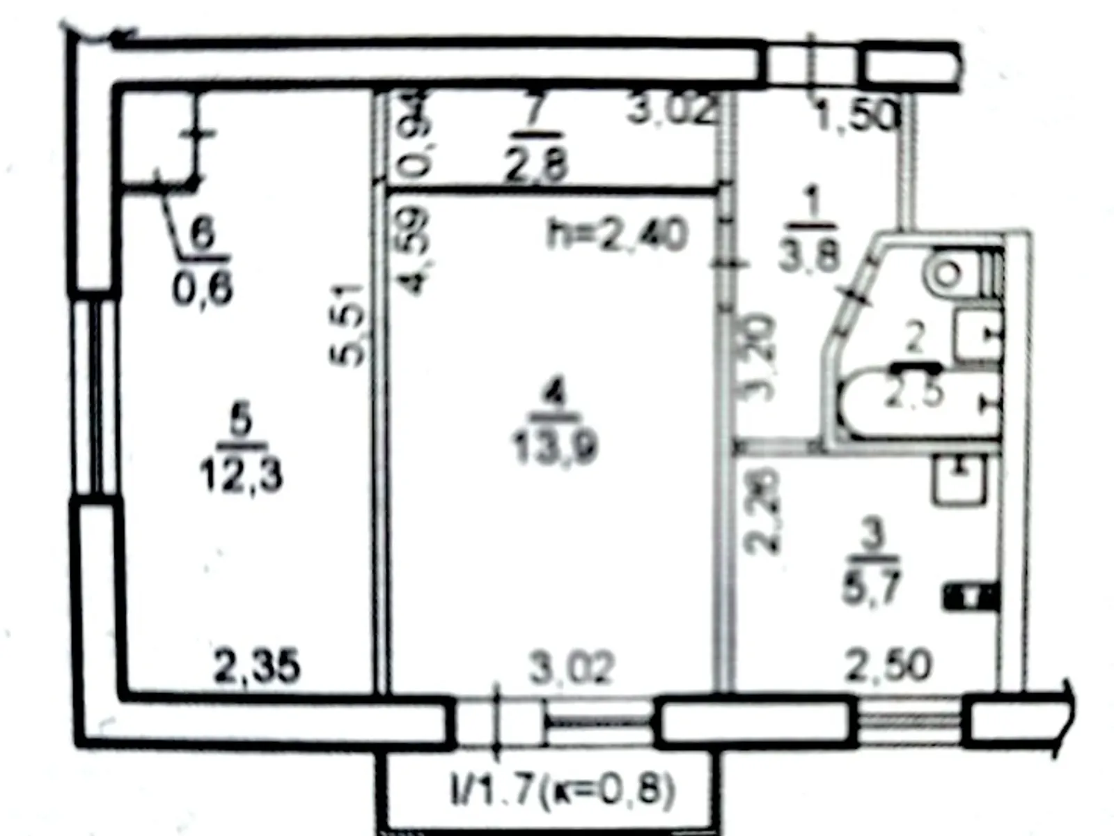 Продается 2-комнатная квартира 44 кв. м в Днепре, просп. Науки(Гагарина), 98