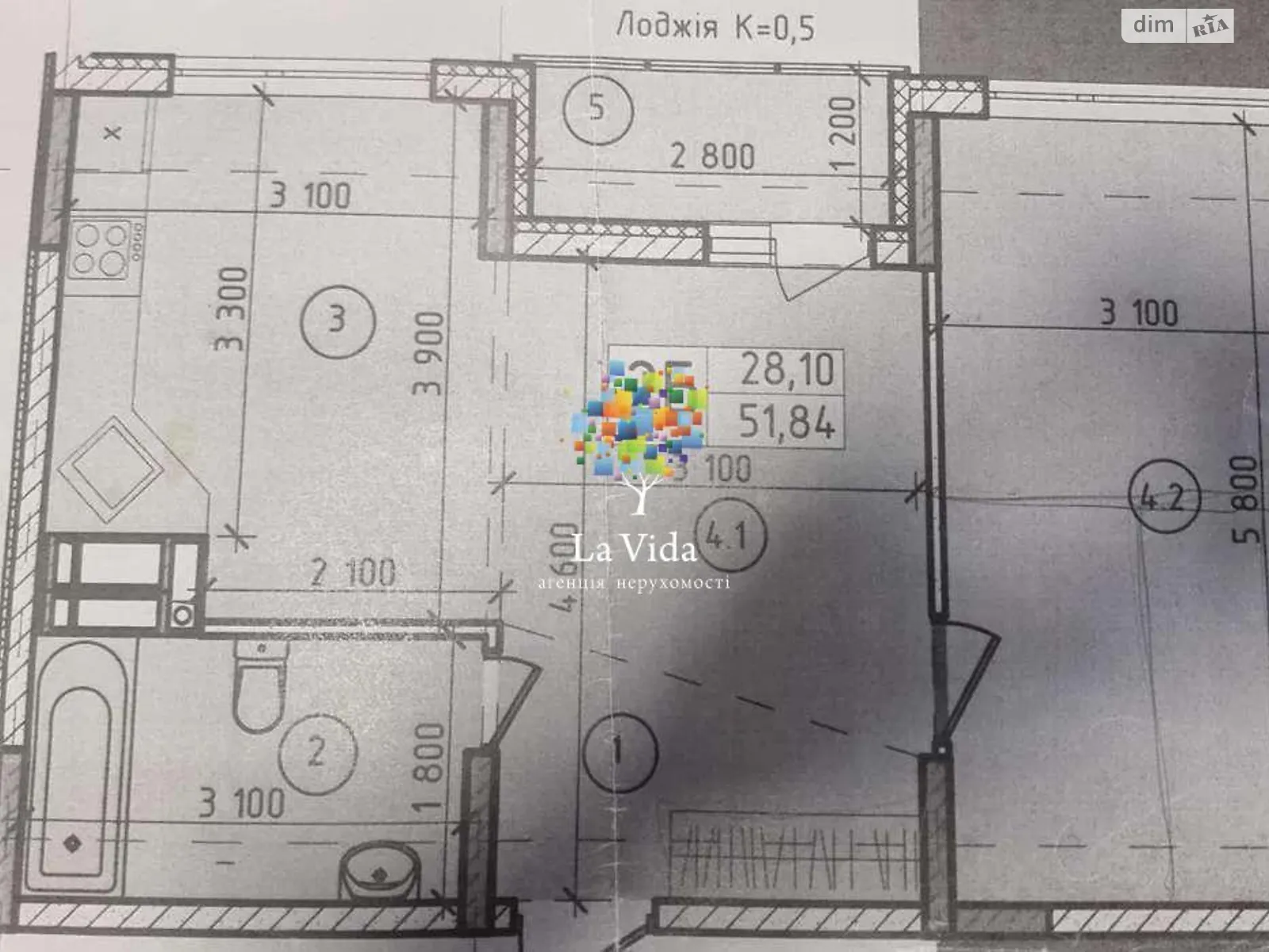 Продается 2-комнатная квартира 50 кв. м в Киеве, ул. Ракетная, 24