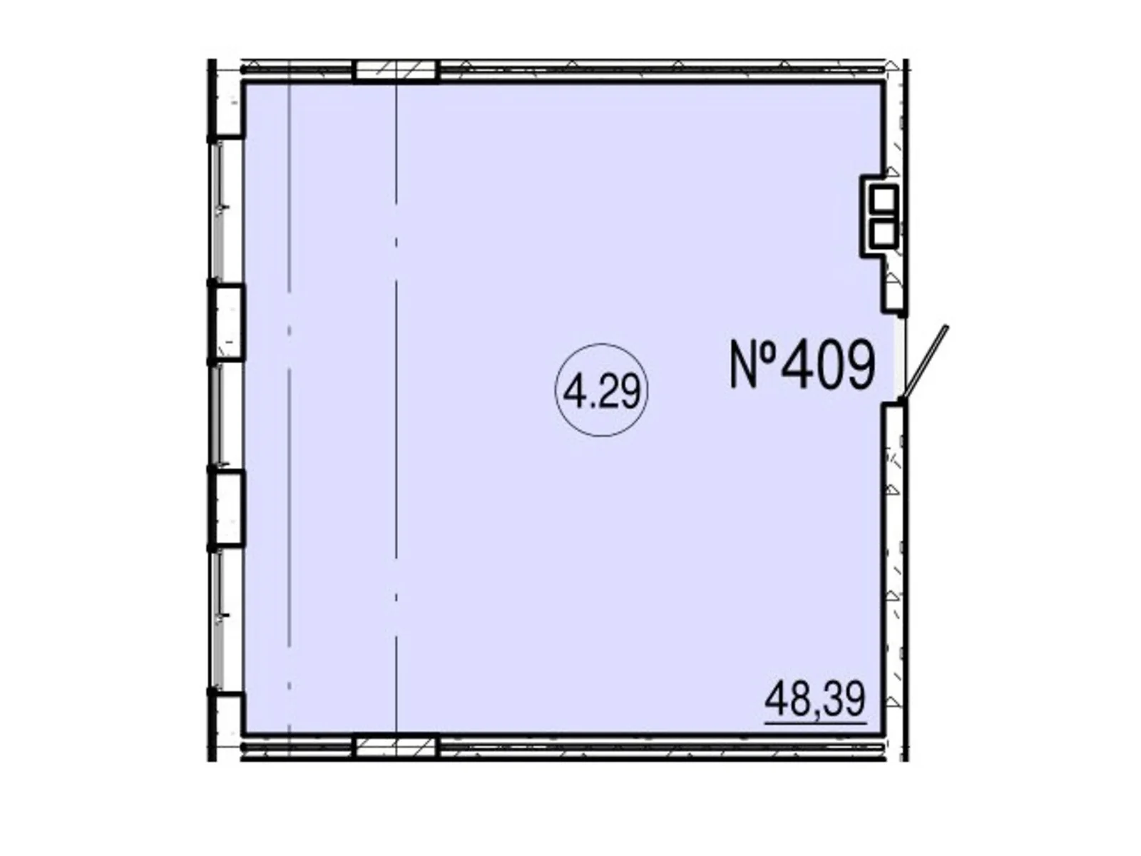 Продается офис 49.3 кв. м в бизнес-центре, цена: 44863 $ - фото 1