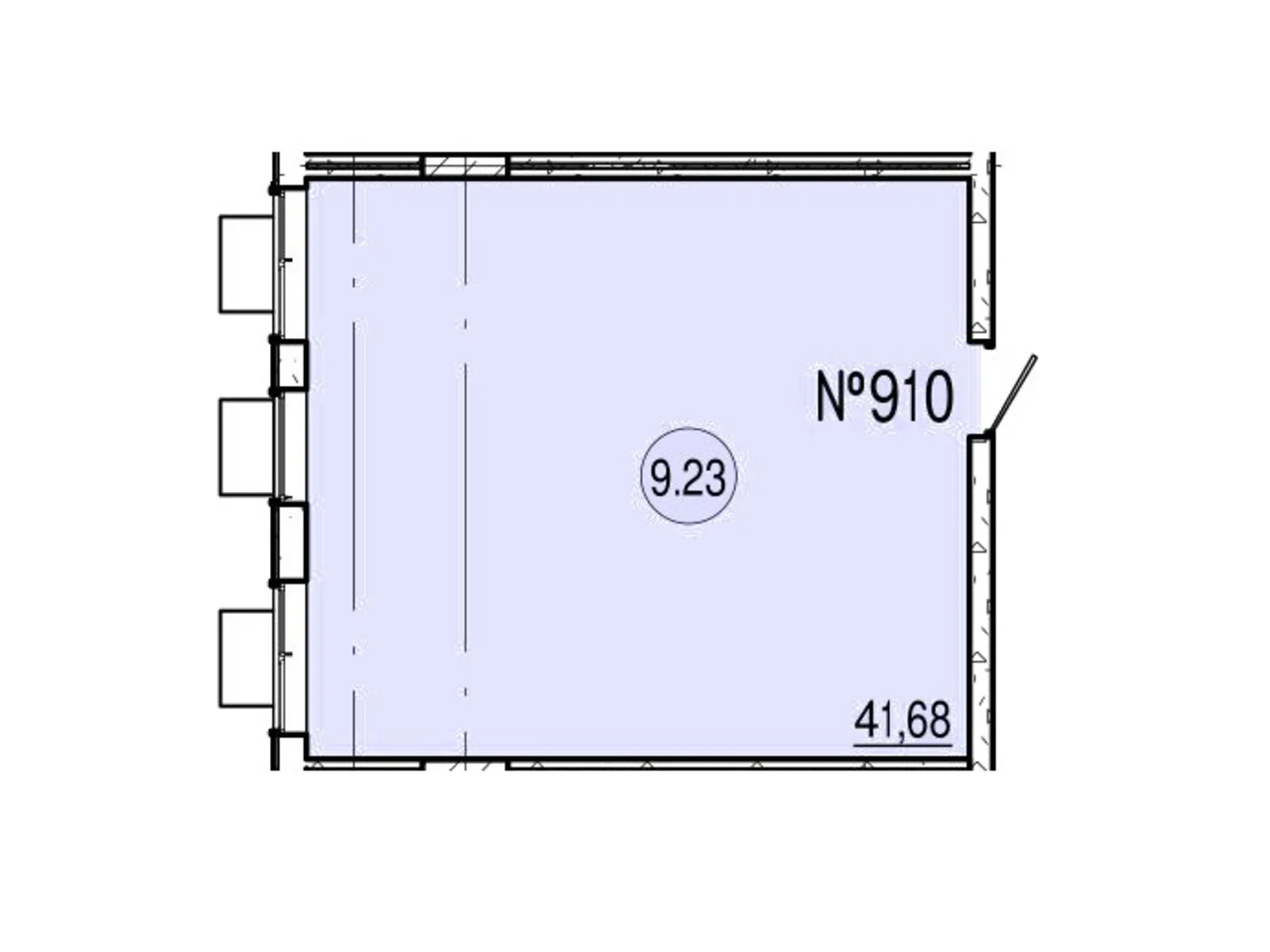 Продается офис 42.2 кв. м в бизнес-центре, цена: 38402 $ - фото 1