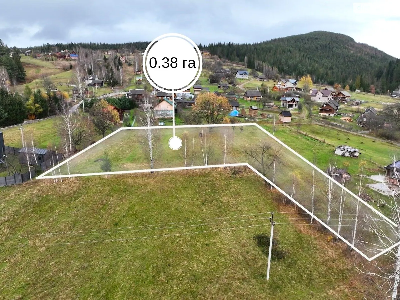 Продається земельна ділянка 38 соток у Івано-Франківській області, цена: 85500 $