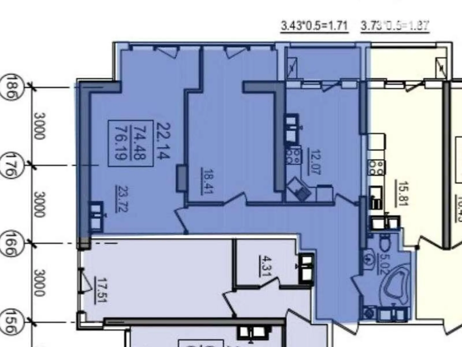 Продается 2-комнатная квартира 76 кв. м в Одессе - фото 2